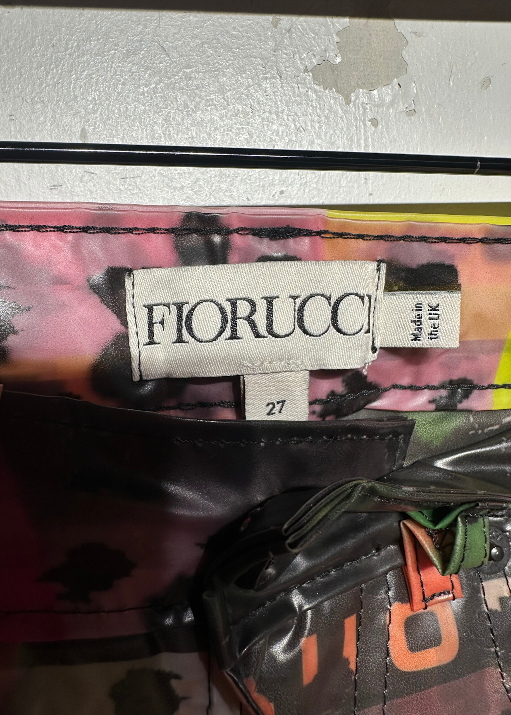 Fiorucci Vinyl Printed Pants 27