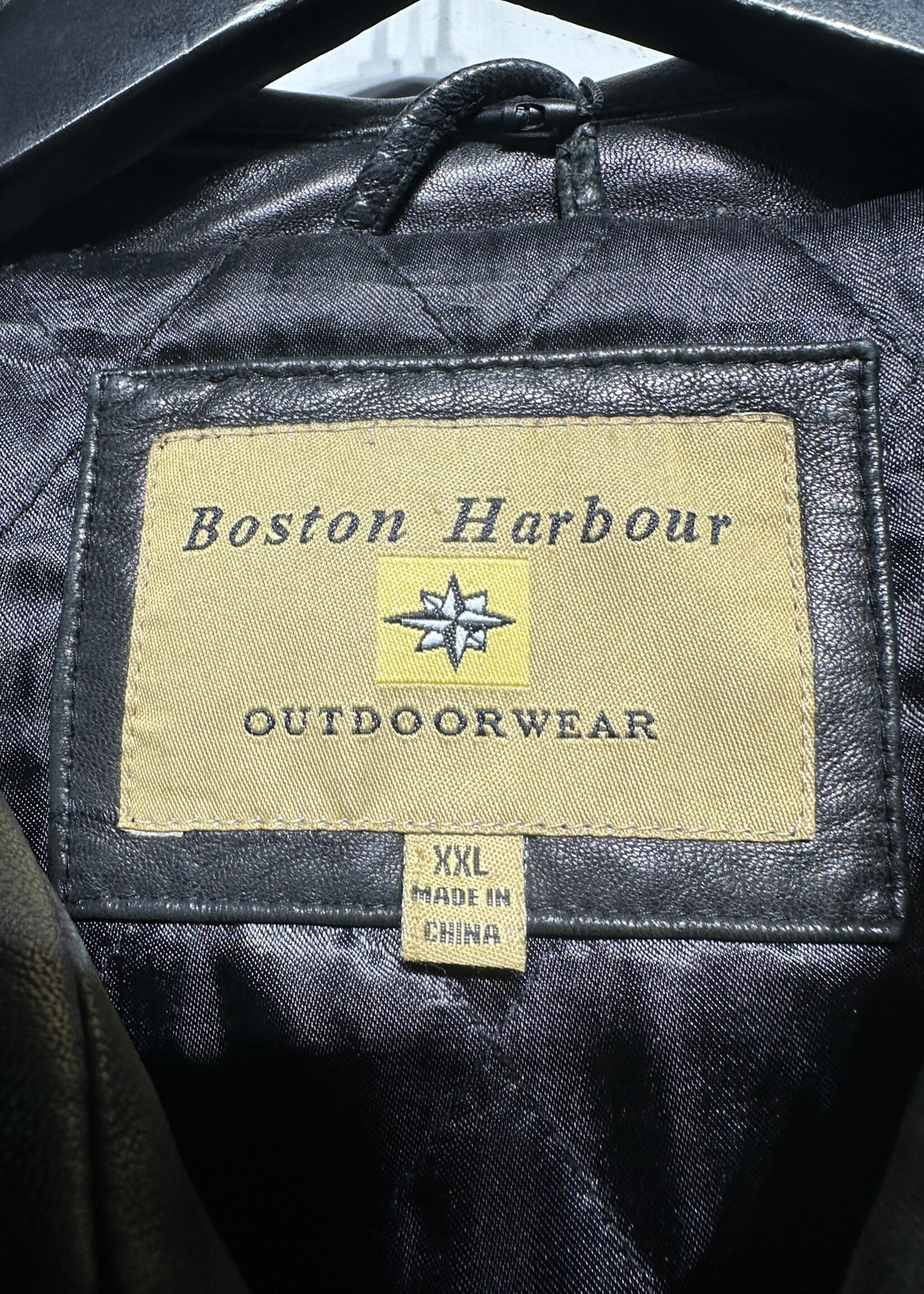 Boston Harbour Leather Jacket Masc 2XL AS IS