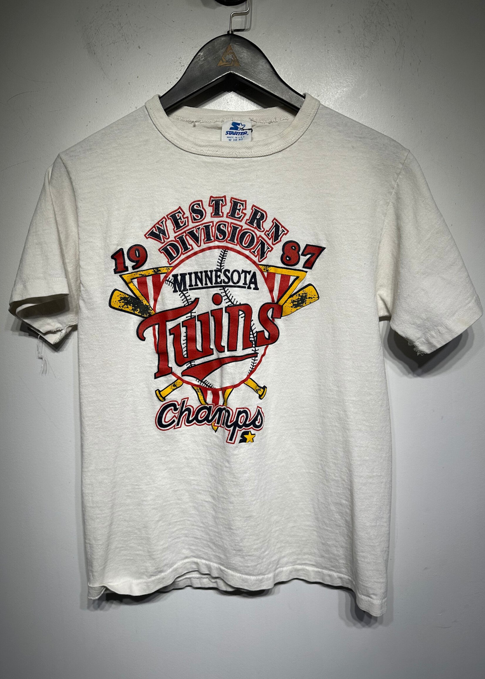 Starter 87 Minnesota Twins Tee M AS IS
