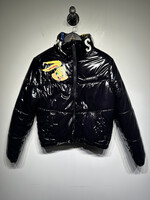 Members Only x Looney Tunes Black Jacket Fem L