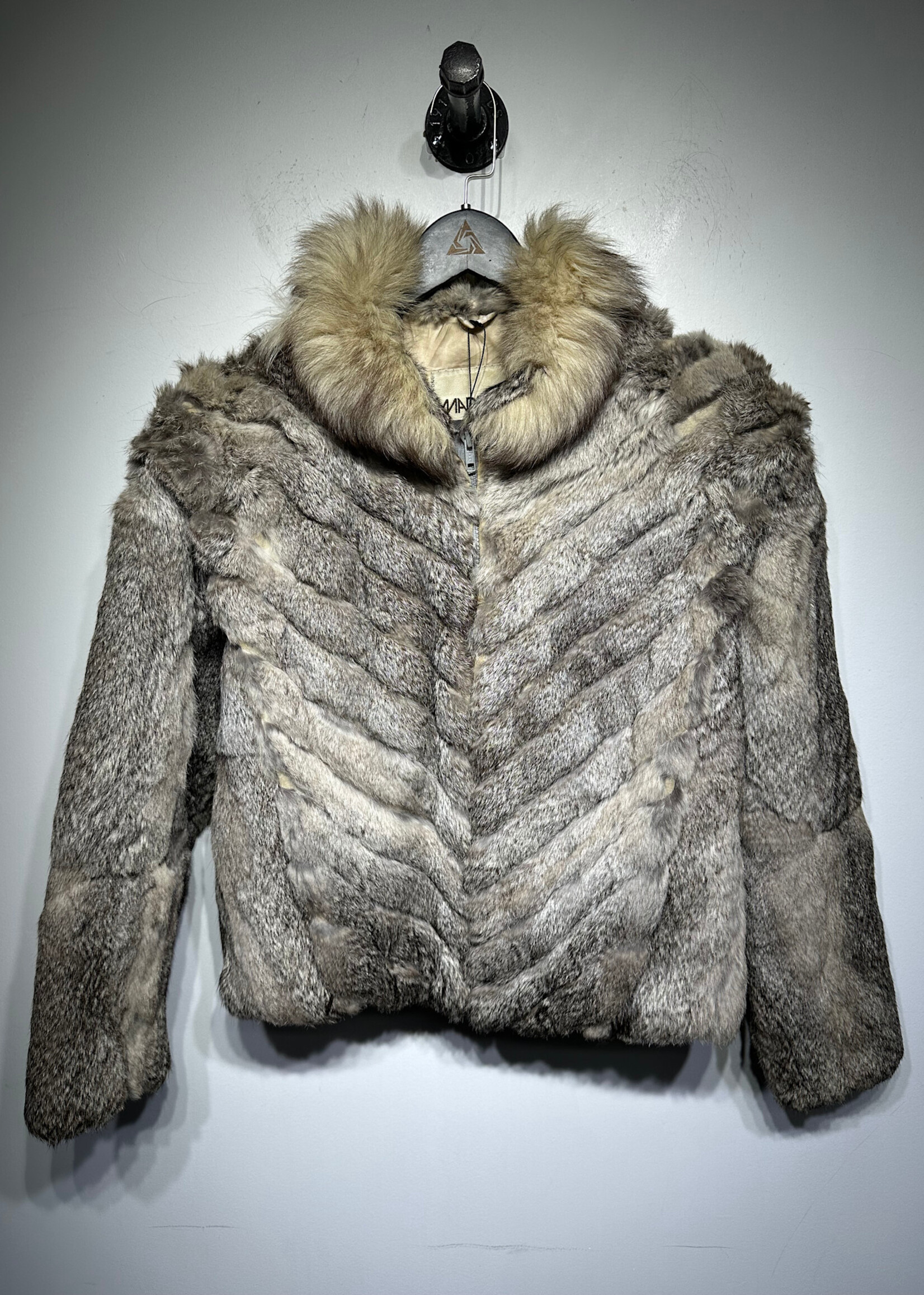 Mademoiselle Rabbit Fur Jacket As Is S