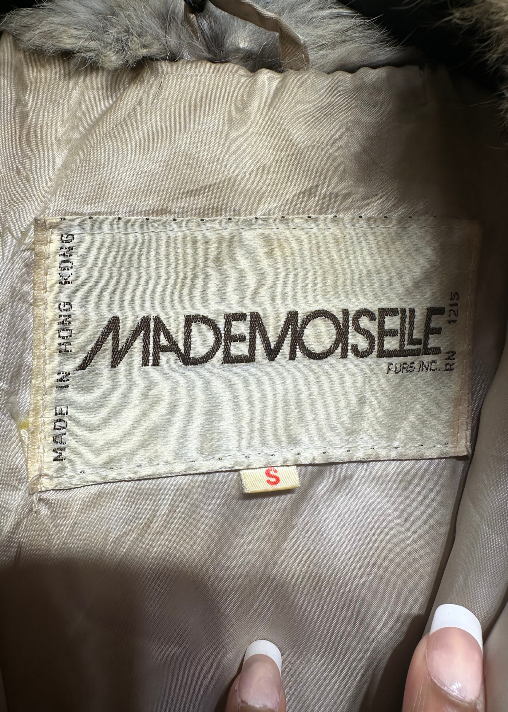 Mademoiselle Rabbit Fur Jacket As Is S