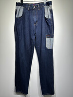 Phat Farm Y2K Dark Wash Cargo Jeans Masc 34