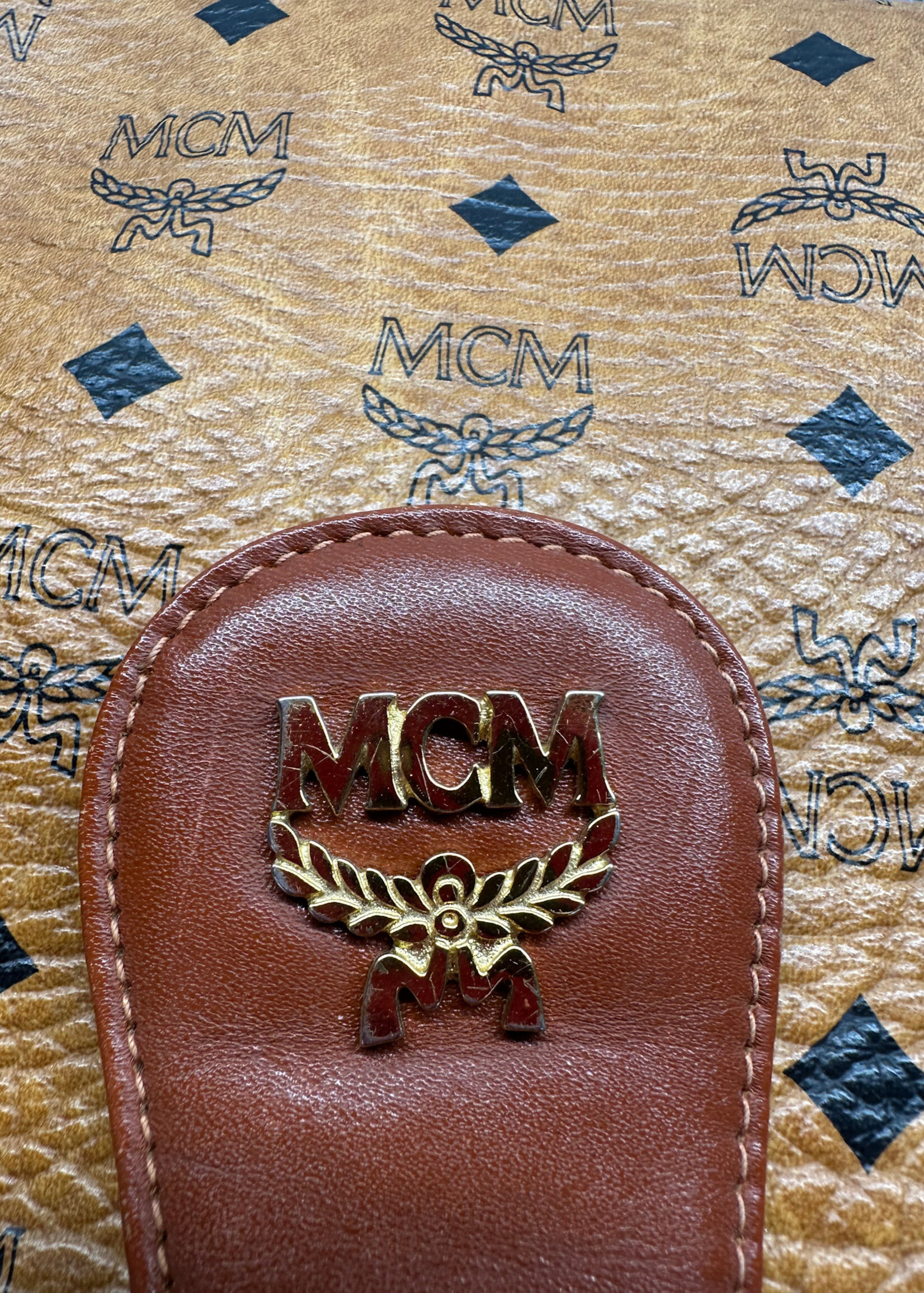 MCM Brown Munchen Shoulder Bag