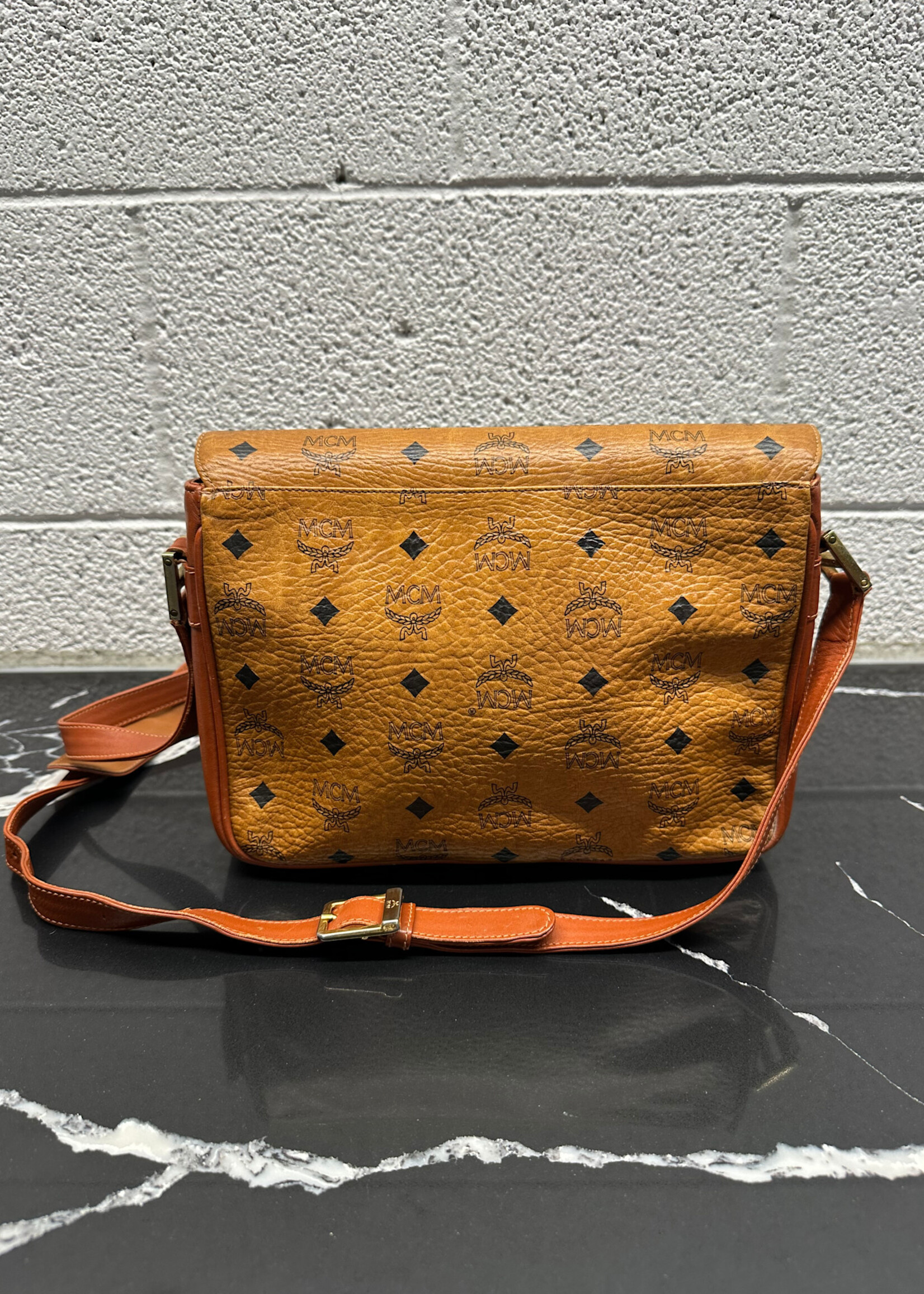 MCM Brown Munchen Shoulder Bag
