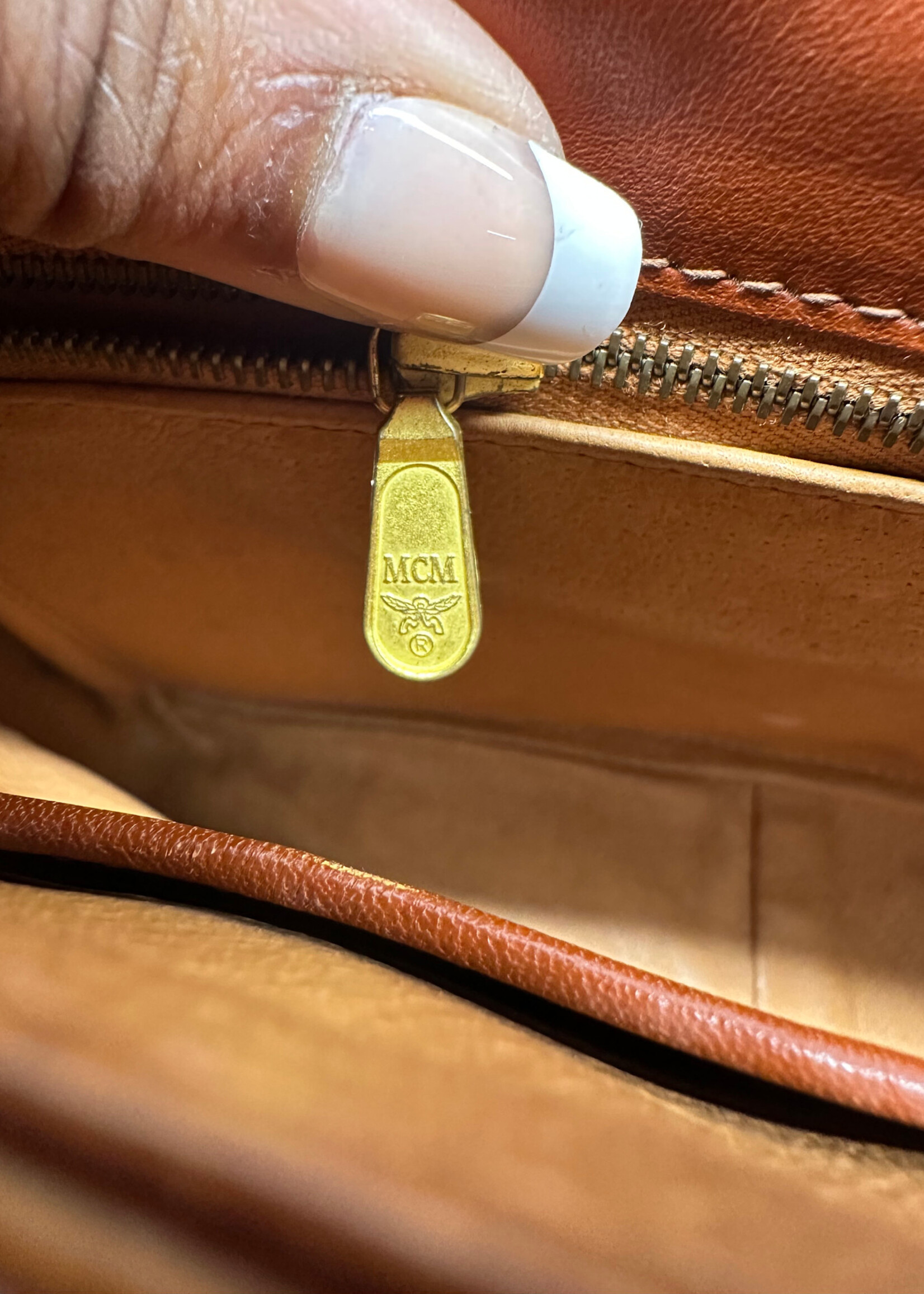 MCM Brown Munchen Shoulder Bag