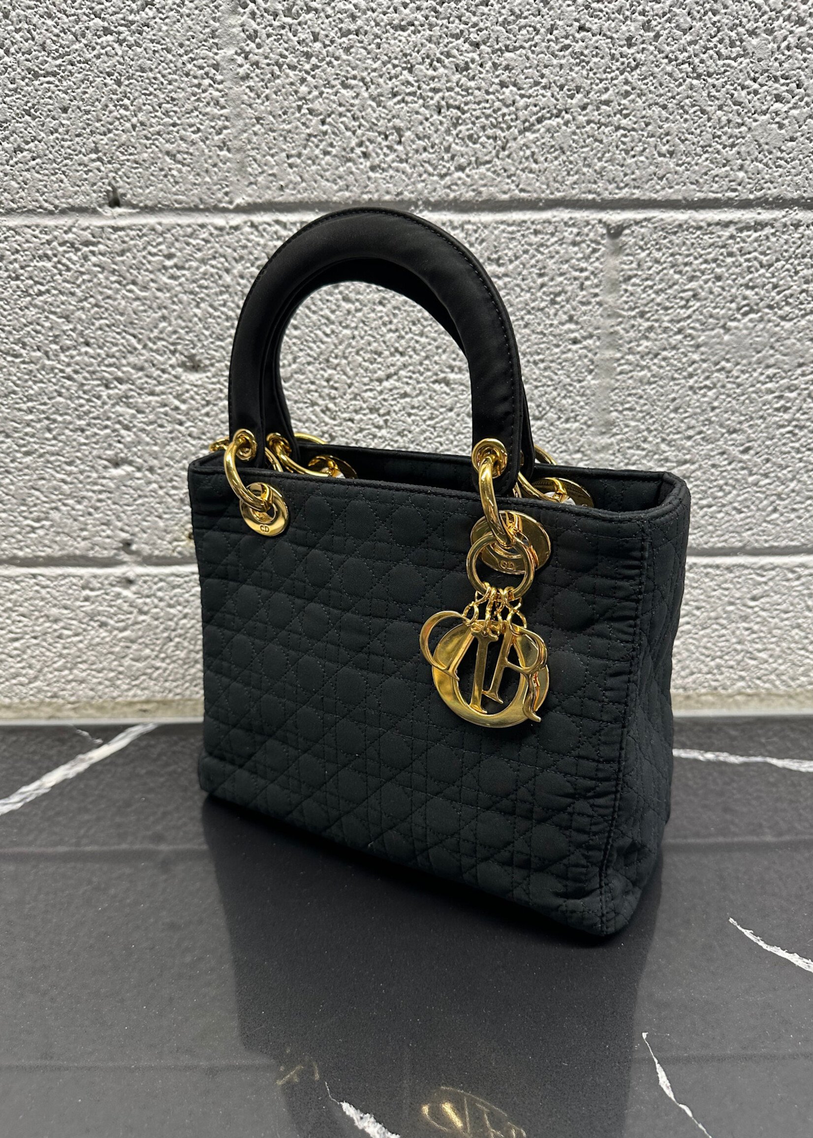 Christian Dior Lady Dior Cannage Nylon Bag