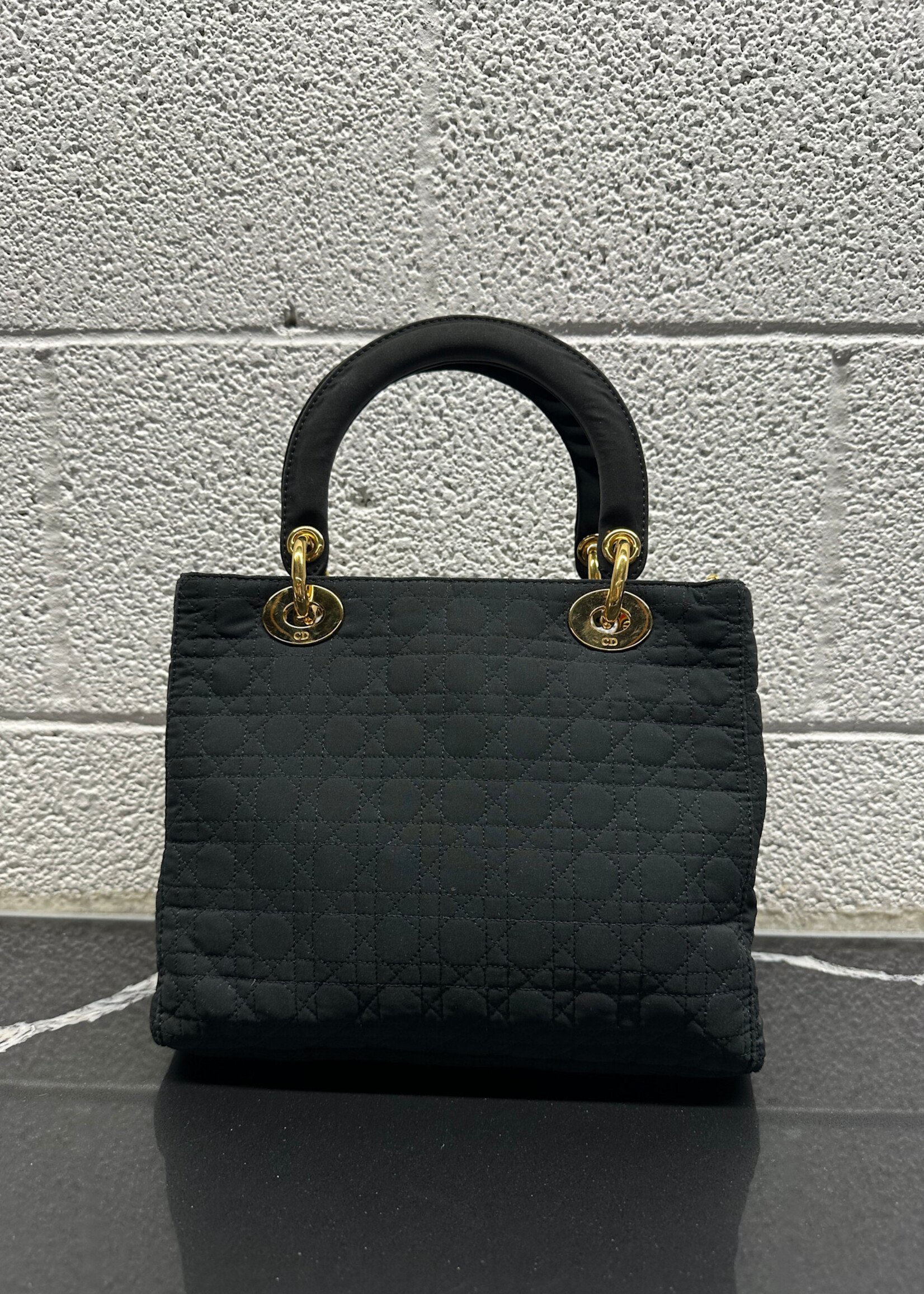 Christian Dior Lady Dior Cannage Nylon Bag