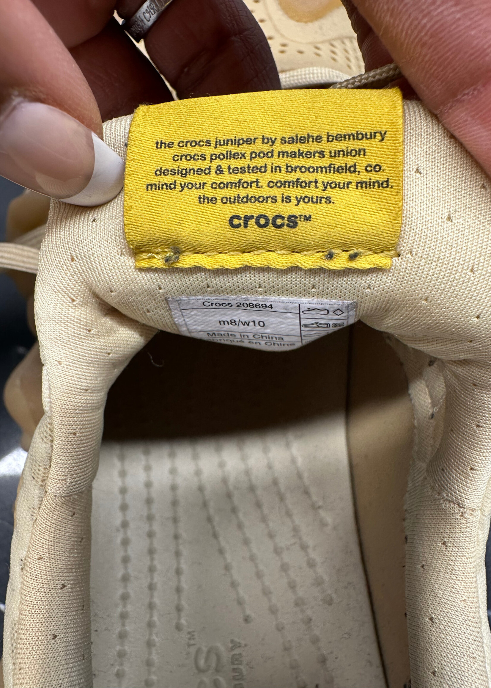 Croc X Salehe Bemberry Juniper Sneaker Masc 8