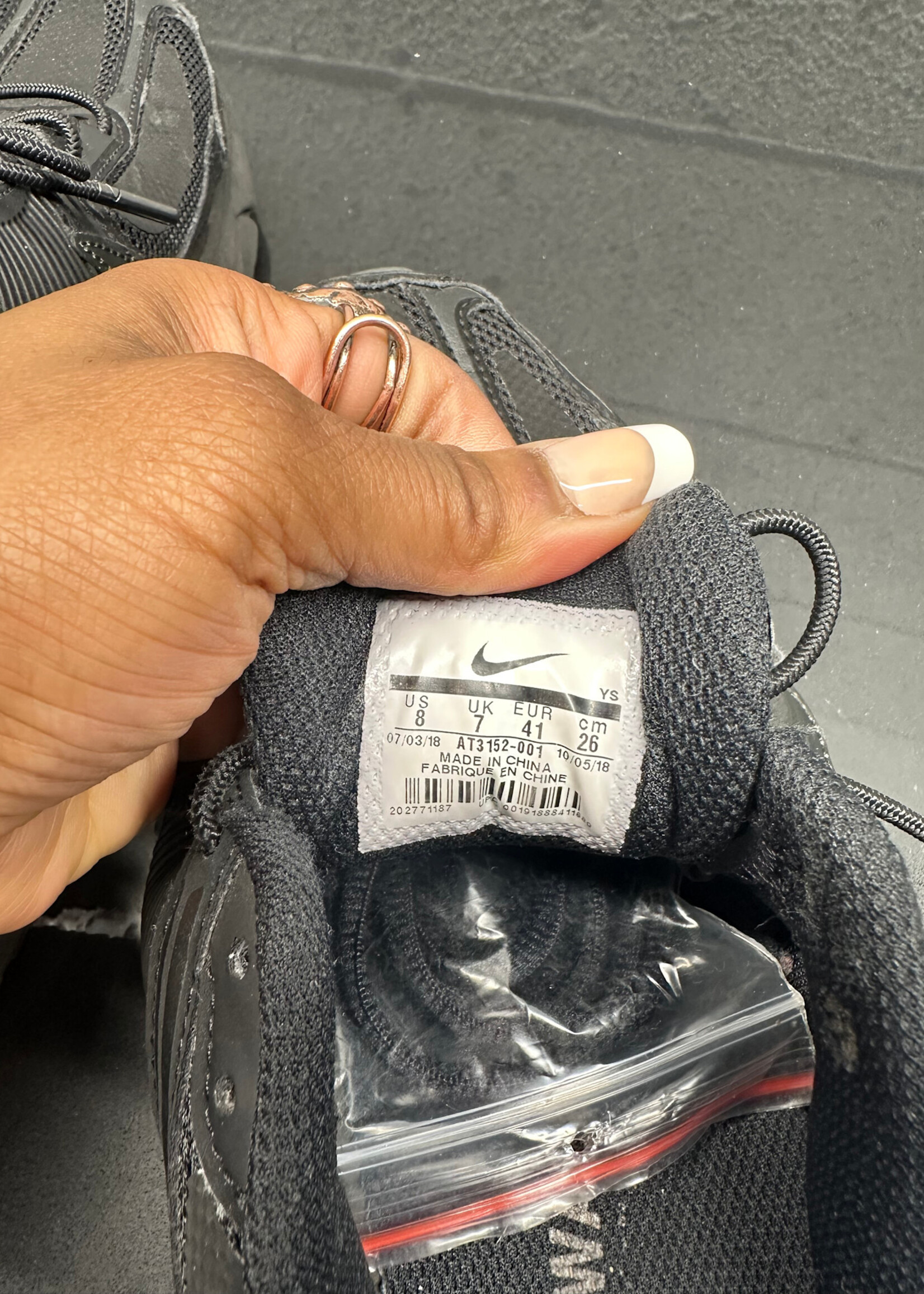 Nike X A Cold Wall Black Vomero 5 Sneakers Masc 8