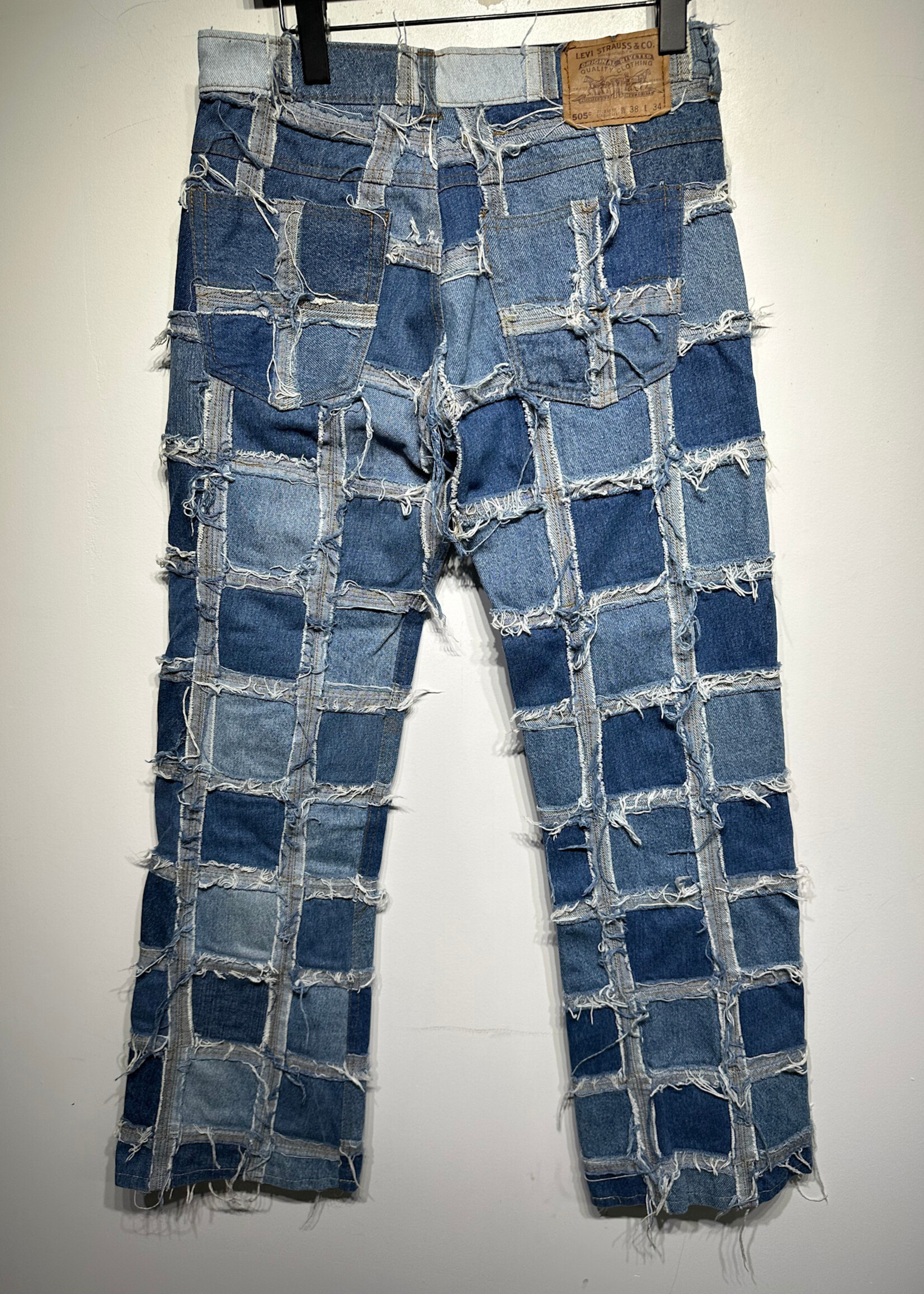Levi's Rework Patchwork Raw Hem Jeans Unisex 29