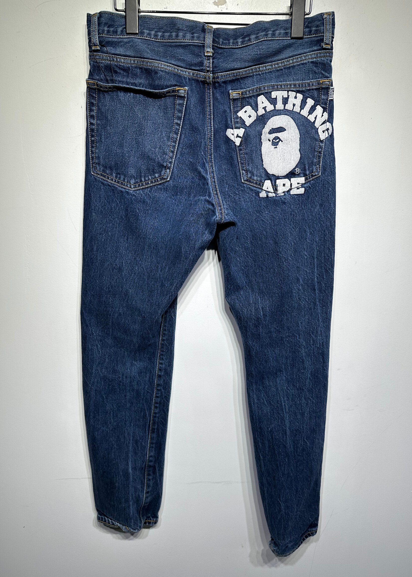 A Bathing Ape Indigo Washed Jeans Masc 30