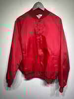 American Fit 77 Red Nylon Bomber Jacket XL