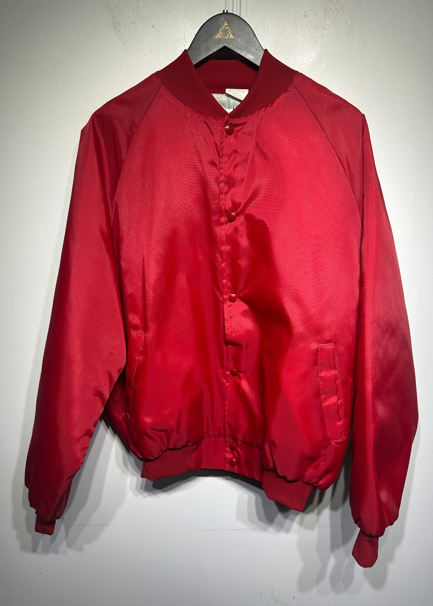 American Fit 77 Red Nylon Bomber Jacket XL