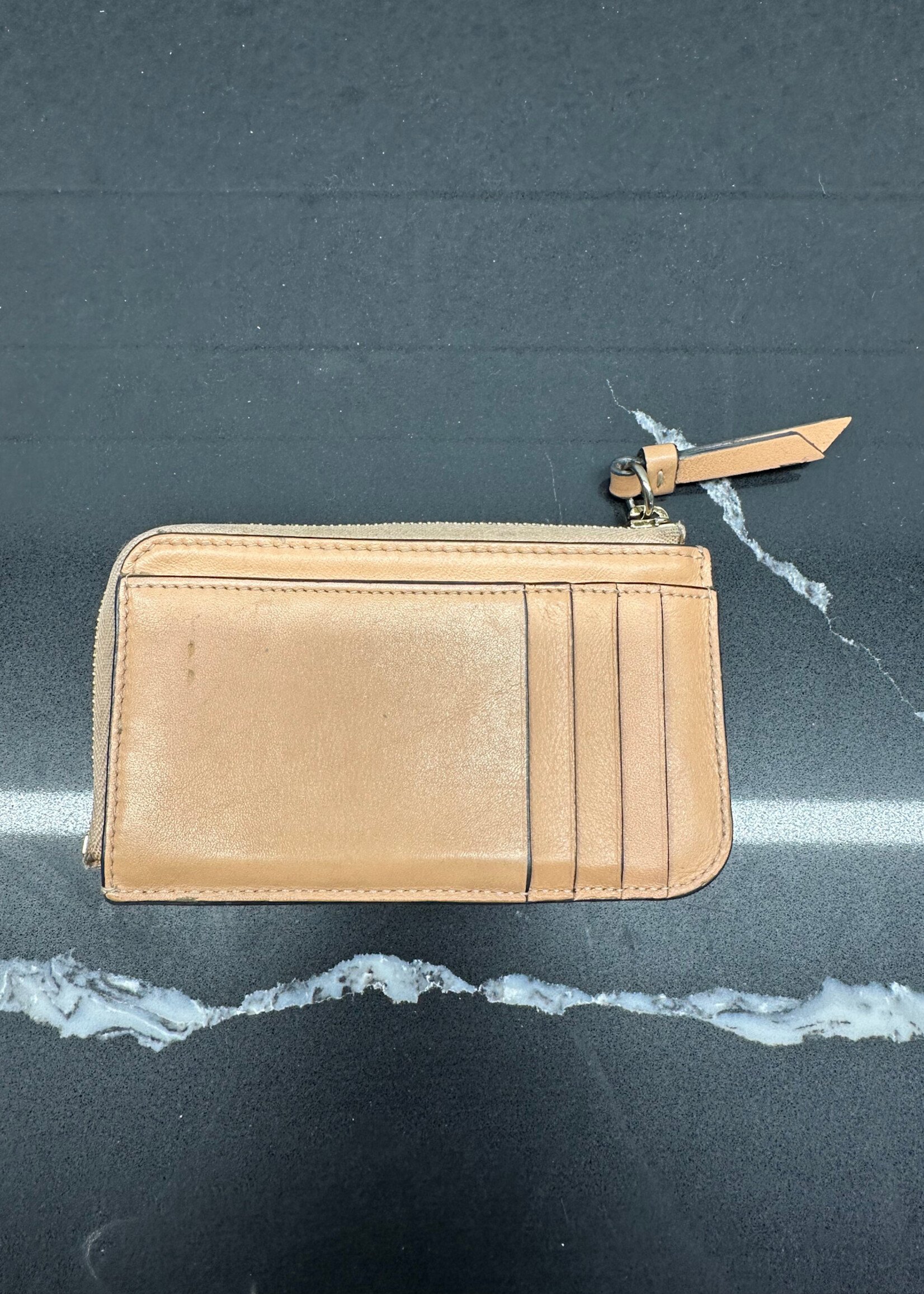 Chloe C Croc Embossed Card Holder