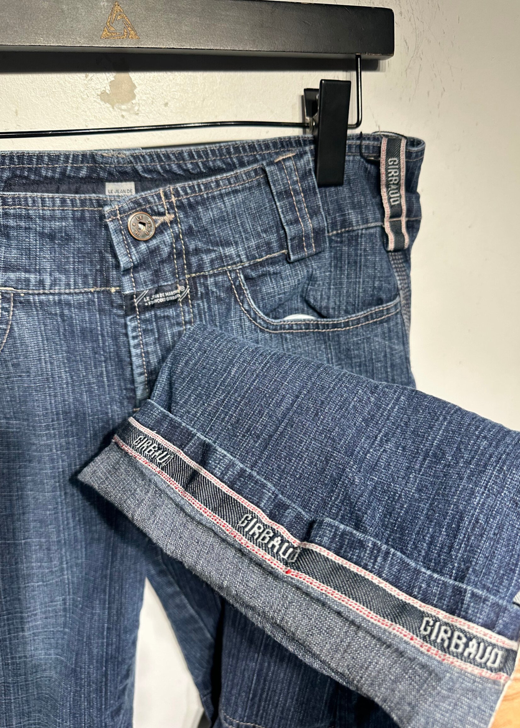 Girbaud Folding Cuff Low Rise Jeans Fem 30