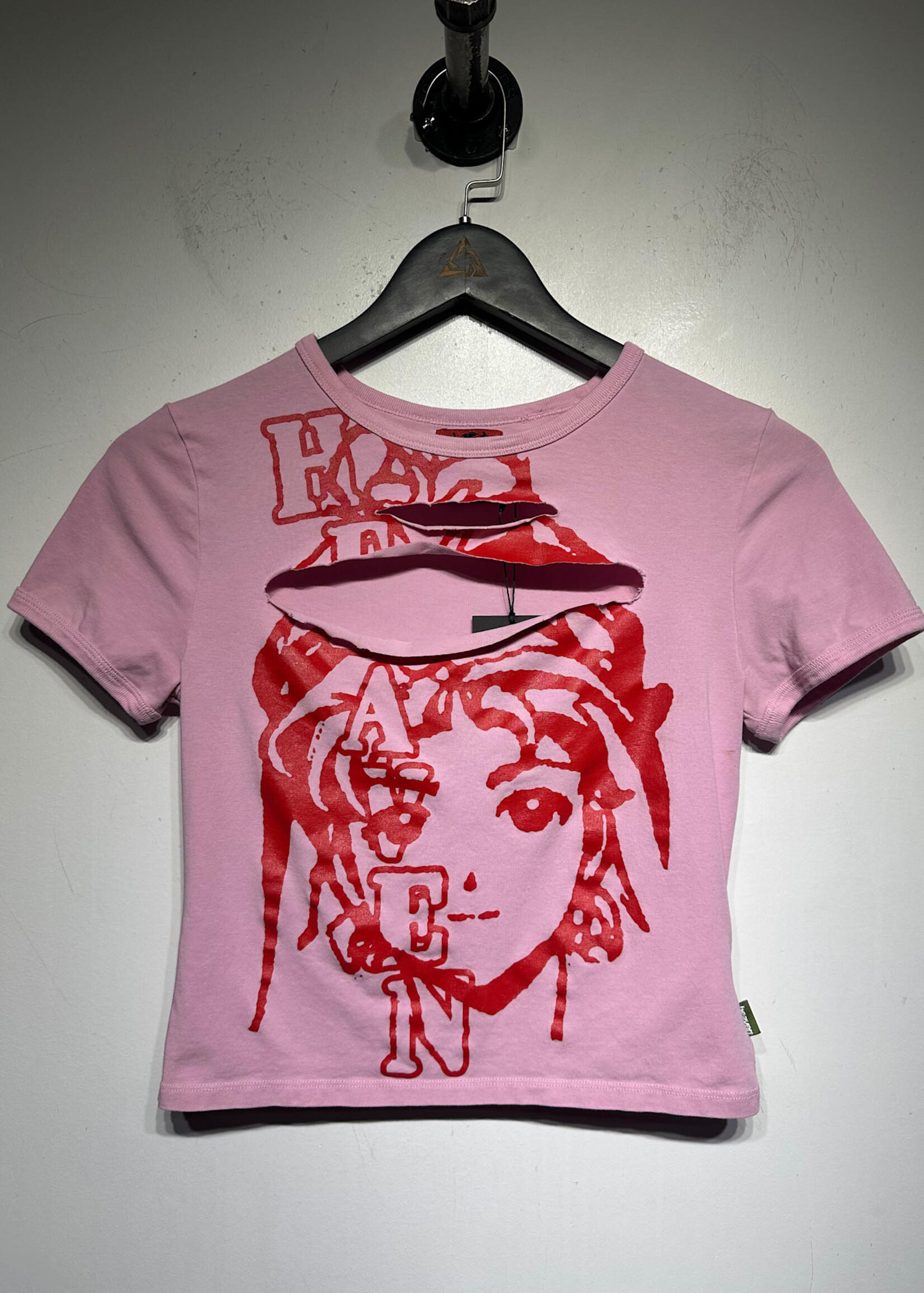 Heaven Marc Jacobs Distress Baby Tee M