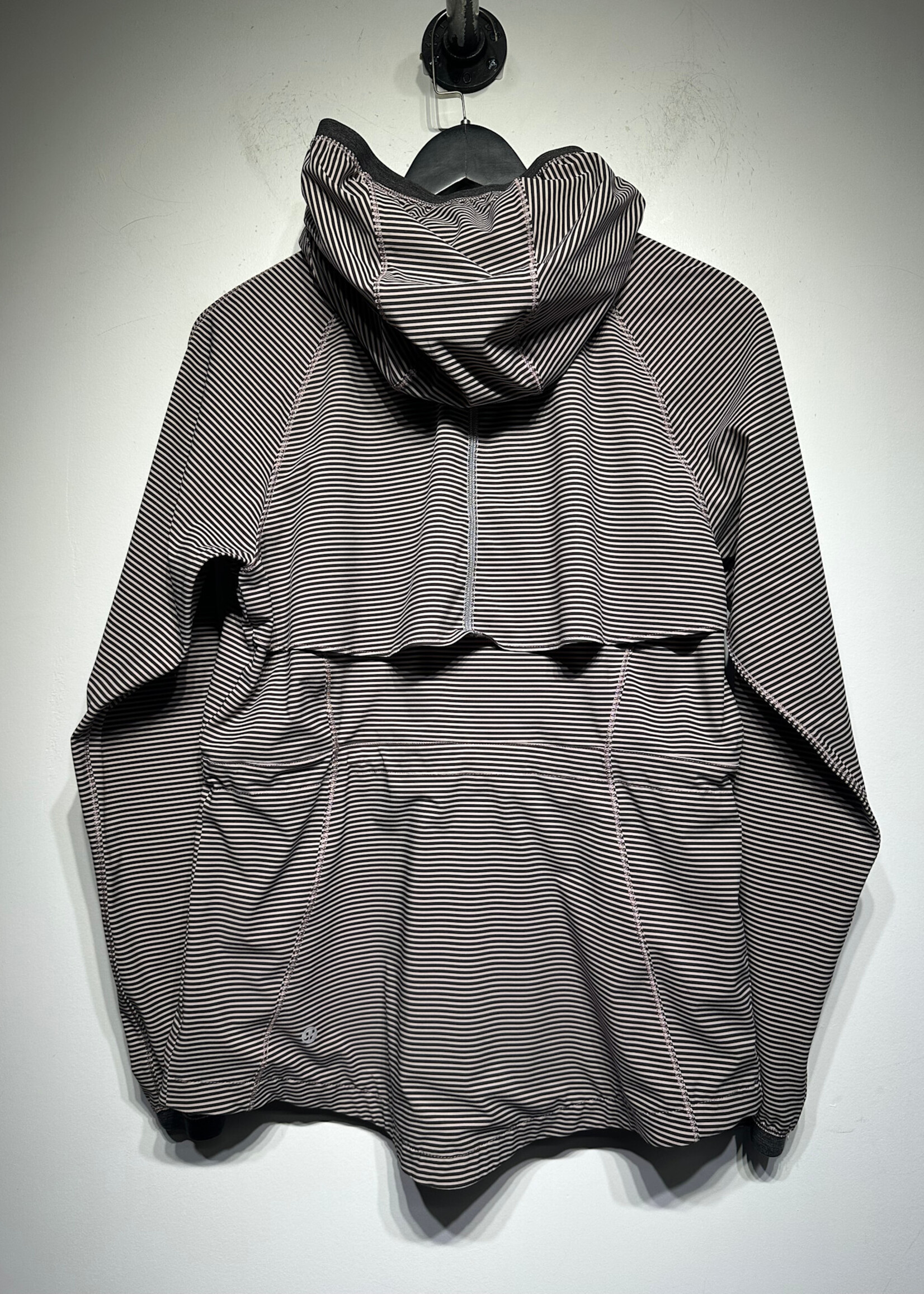 Lululemon Pink Striped Zip Up Jacket M