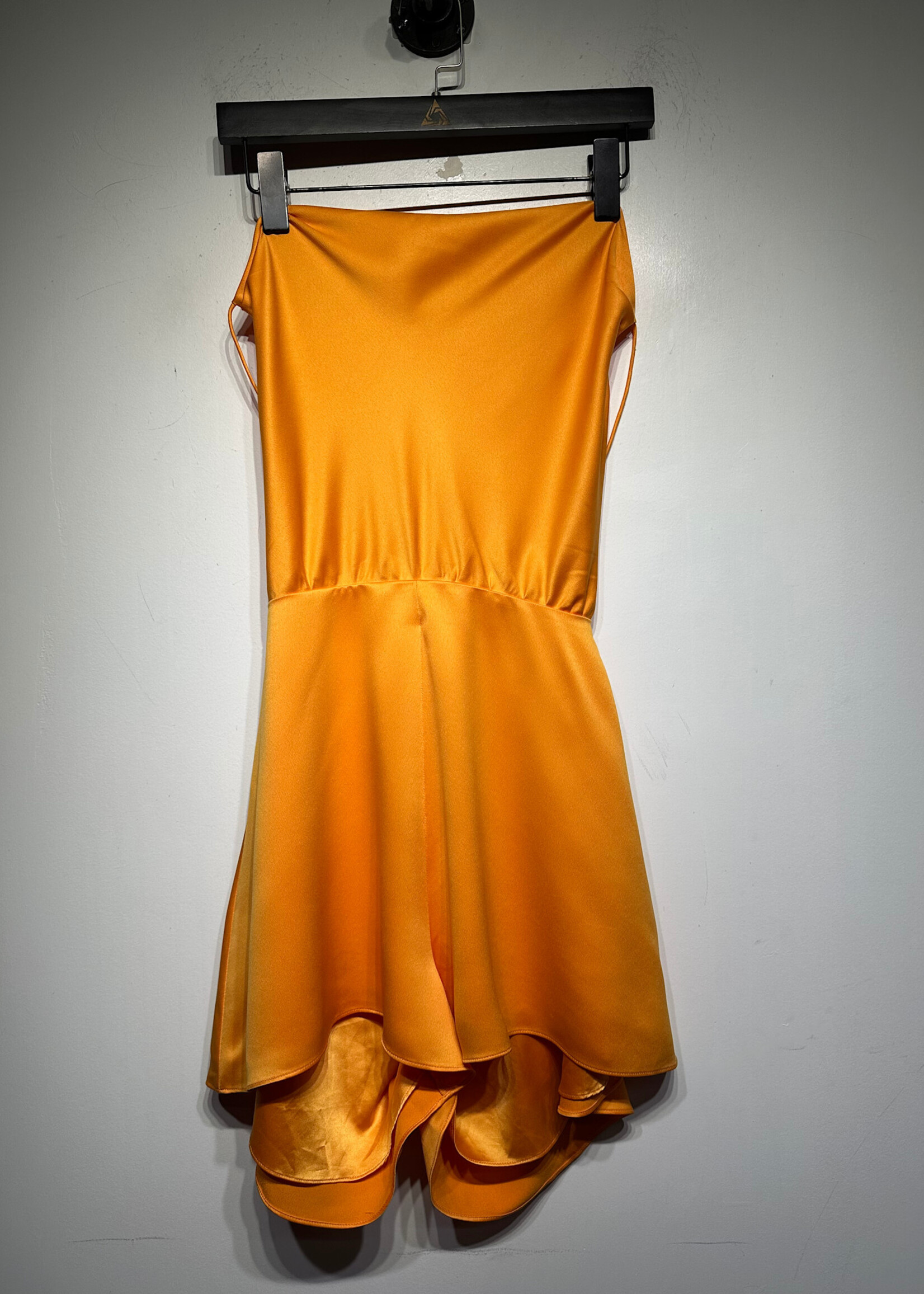 Meshki NWT Orange Kelsey Cowl Neck Playsuit S