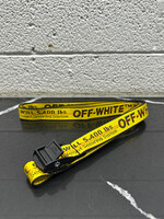 Off White Thin Yellow Industrial Belt
