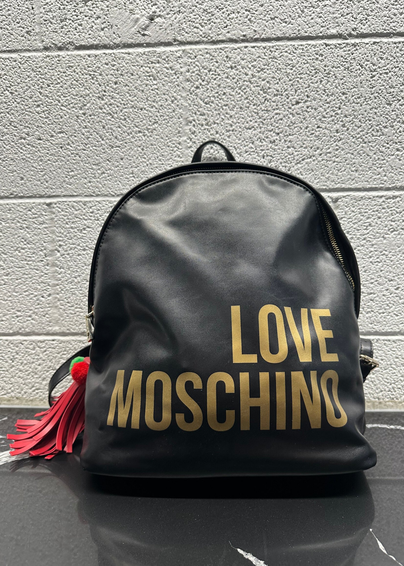 Love Moschino Faux Leather Backpack