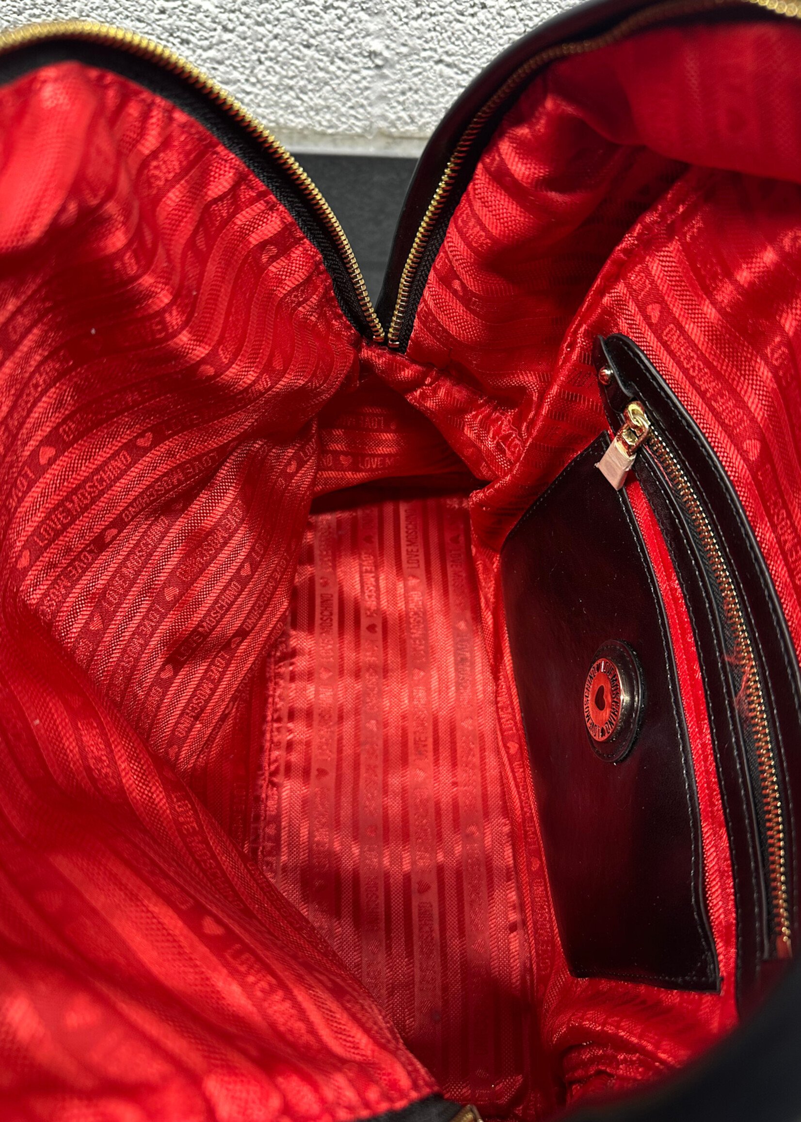 Love Moschino Faux Leather Backpack