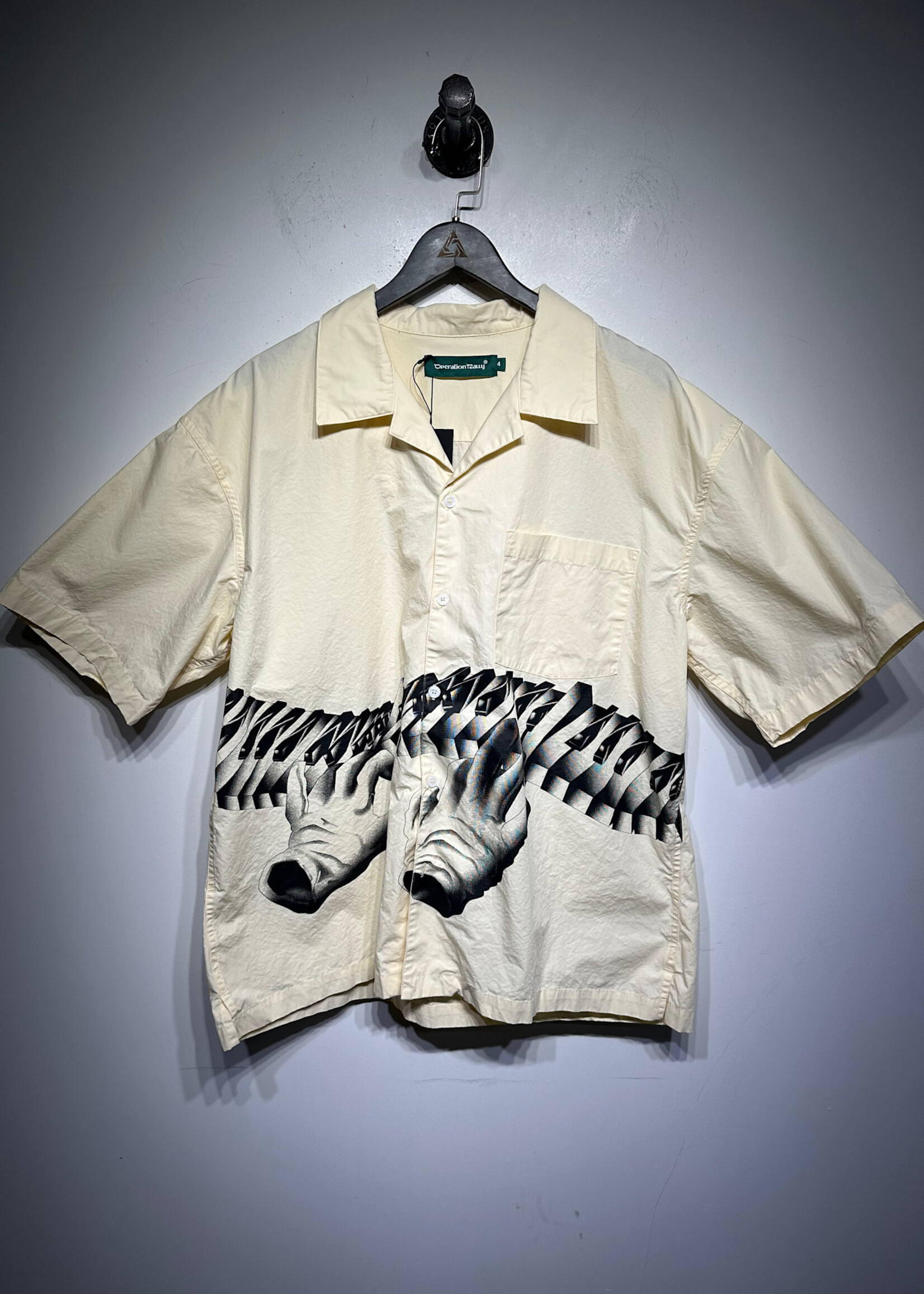 Operation Rally Piano Hands Camp Shirt XL
