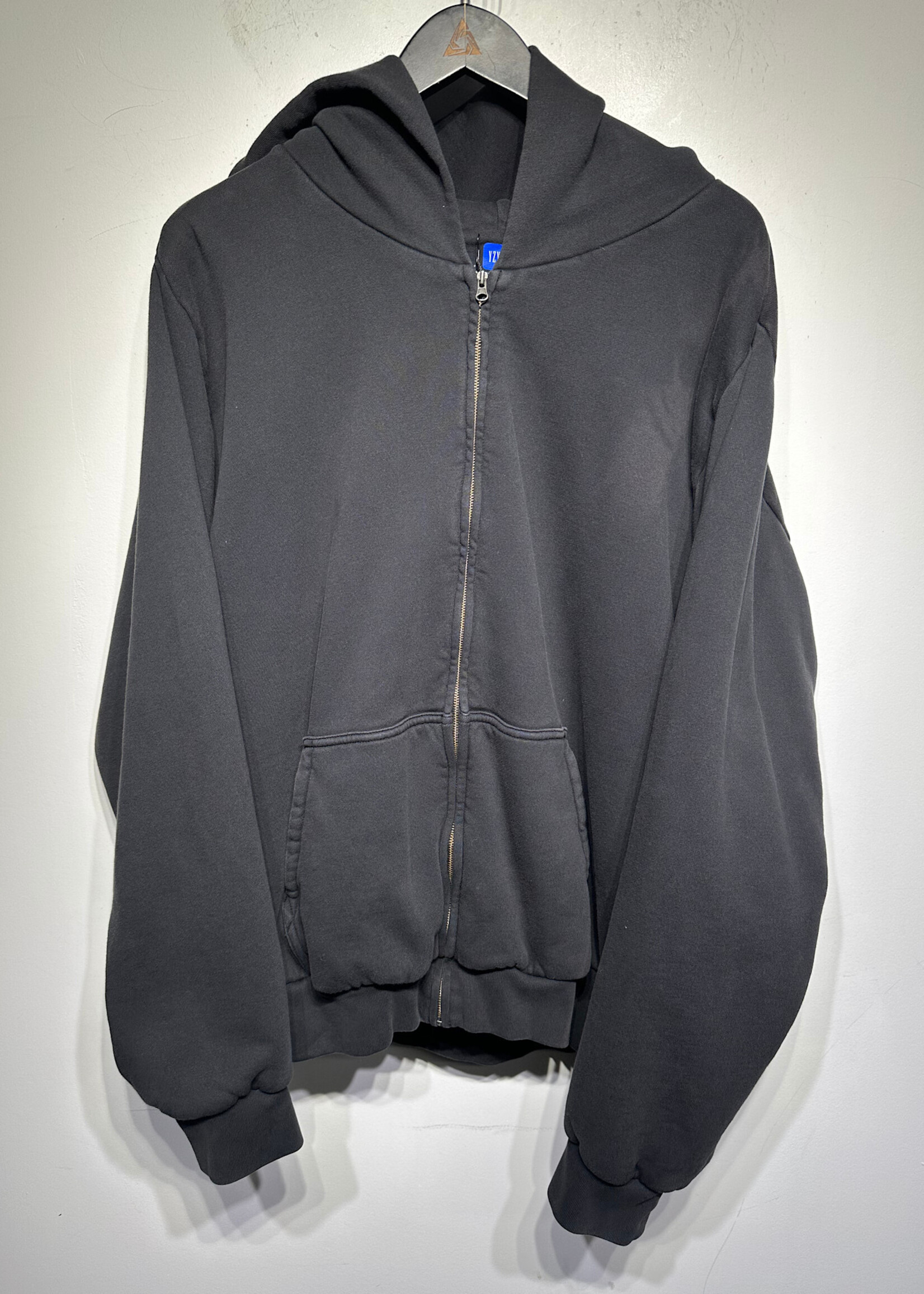 YZY Gap Black Faded Zip Hoodie XL
