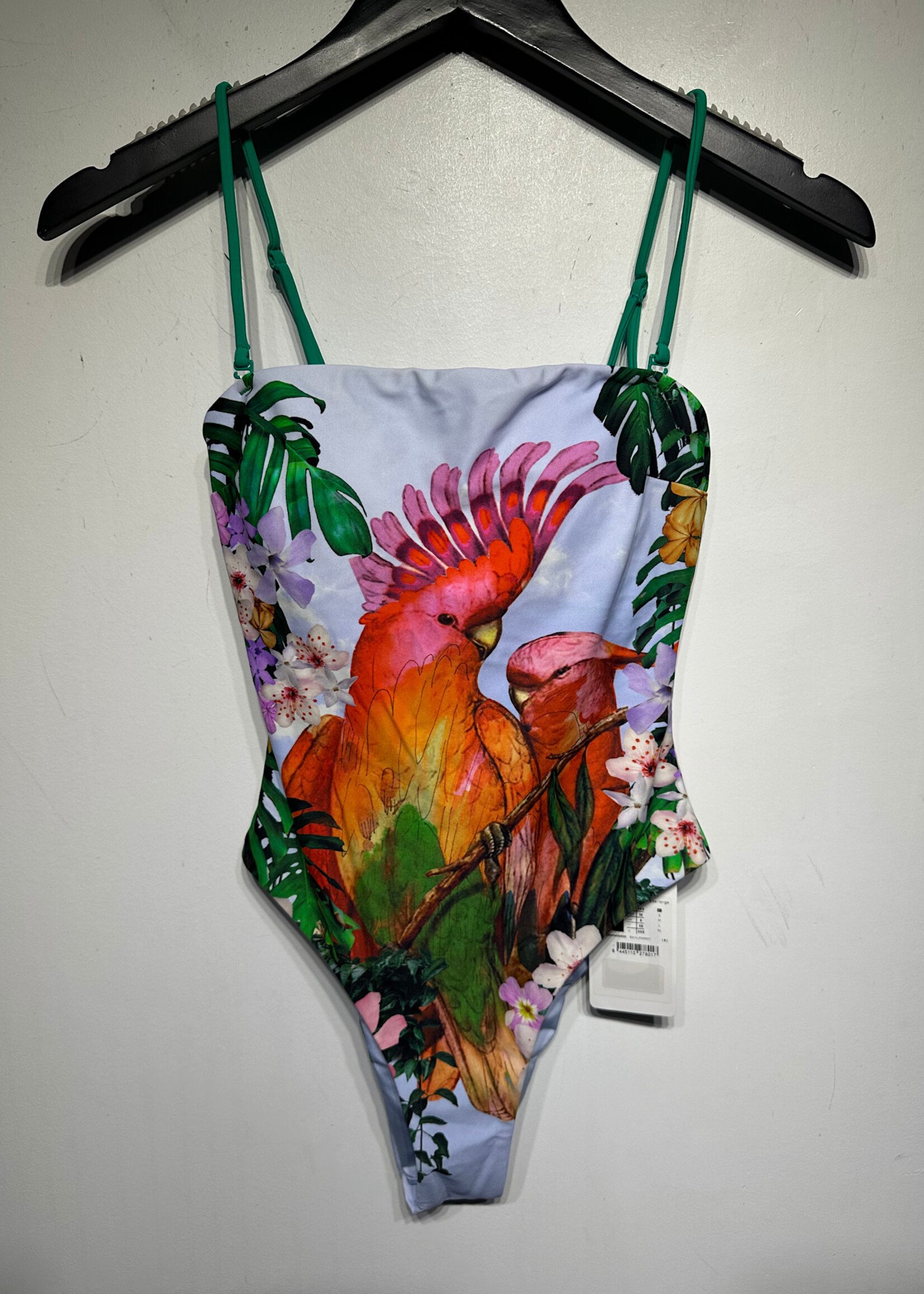 Desigual NWT Bird Print Swimsuit XS