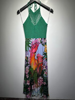 Desigual NWT Green Crochet Top Dress S