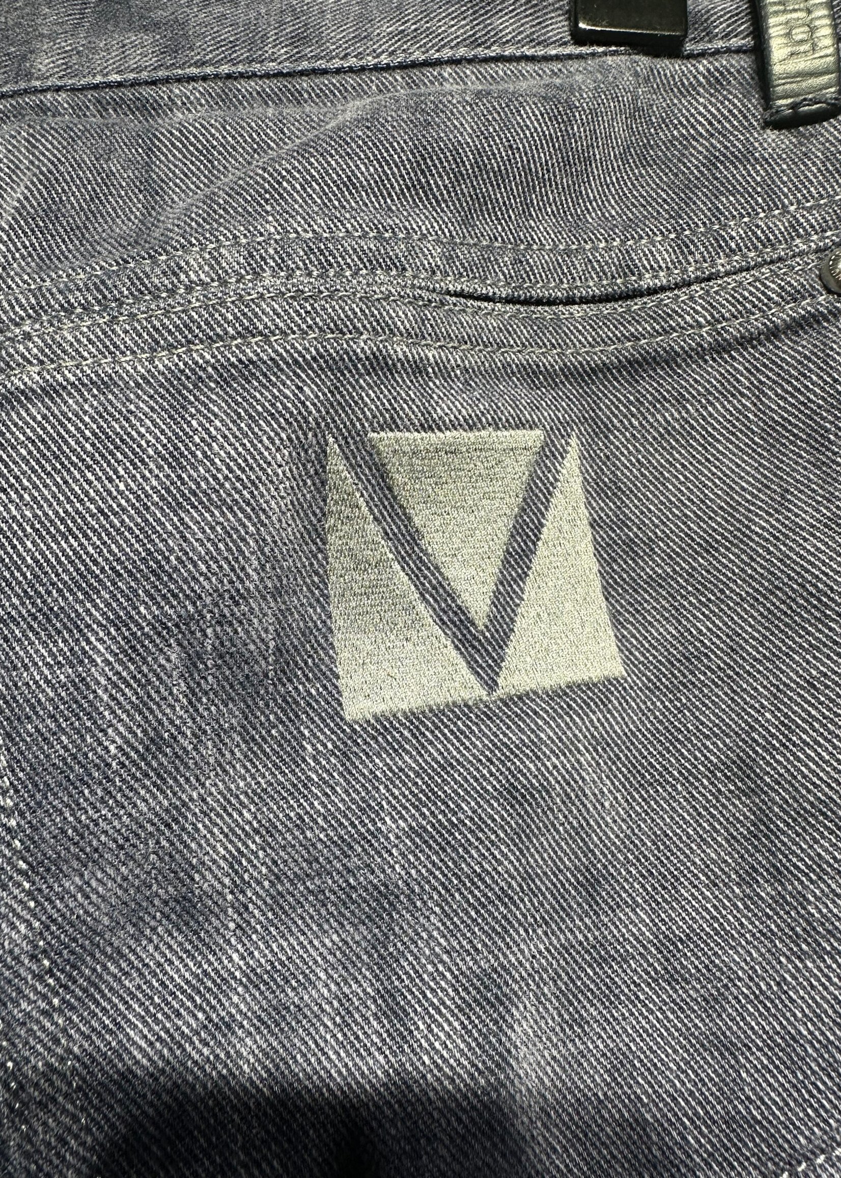 00s Louis Vuitton Dark Blue Straight Jeans Unisex 30