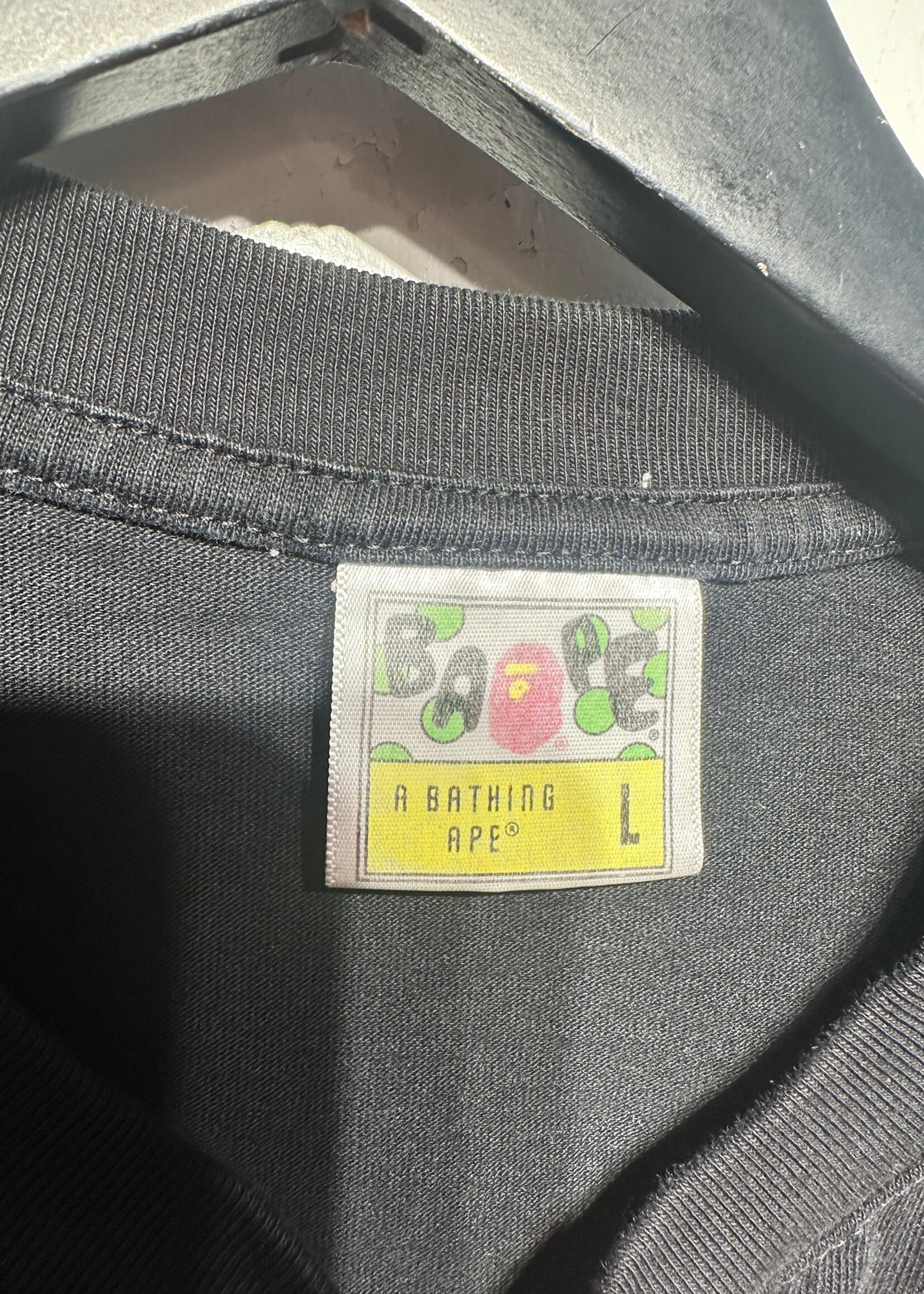 Bape Baby Milo Black Blue Camo Tee Masc L AS IS