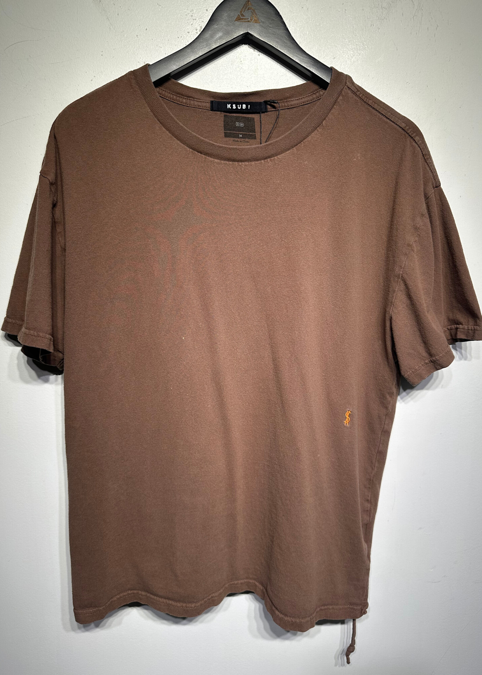 Ksubi Brown Crop Fit Tee As Is M
