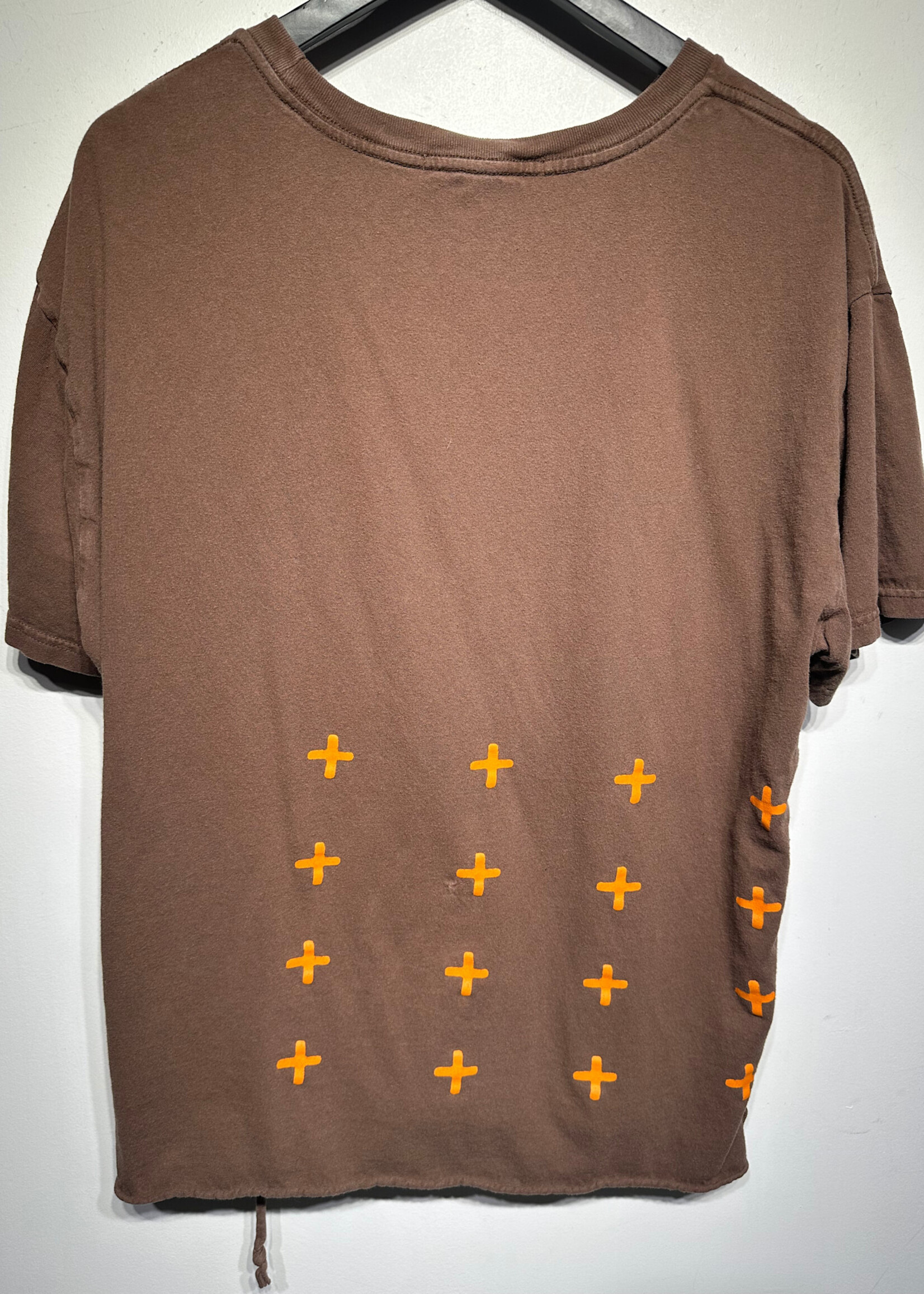 Ksubi Brown Crop Fit Tee As Is M