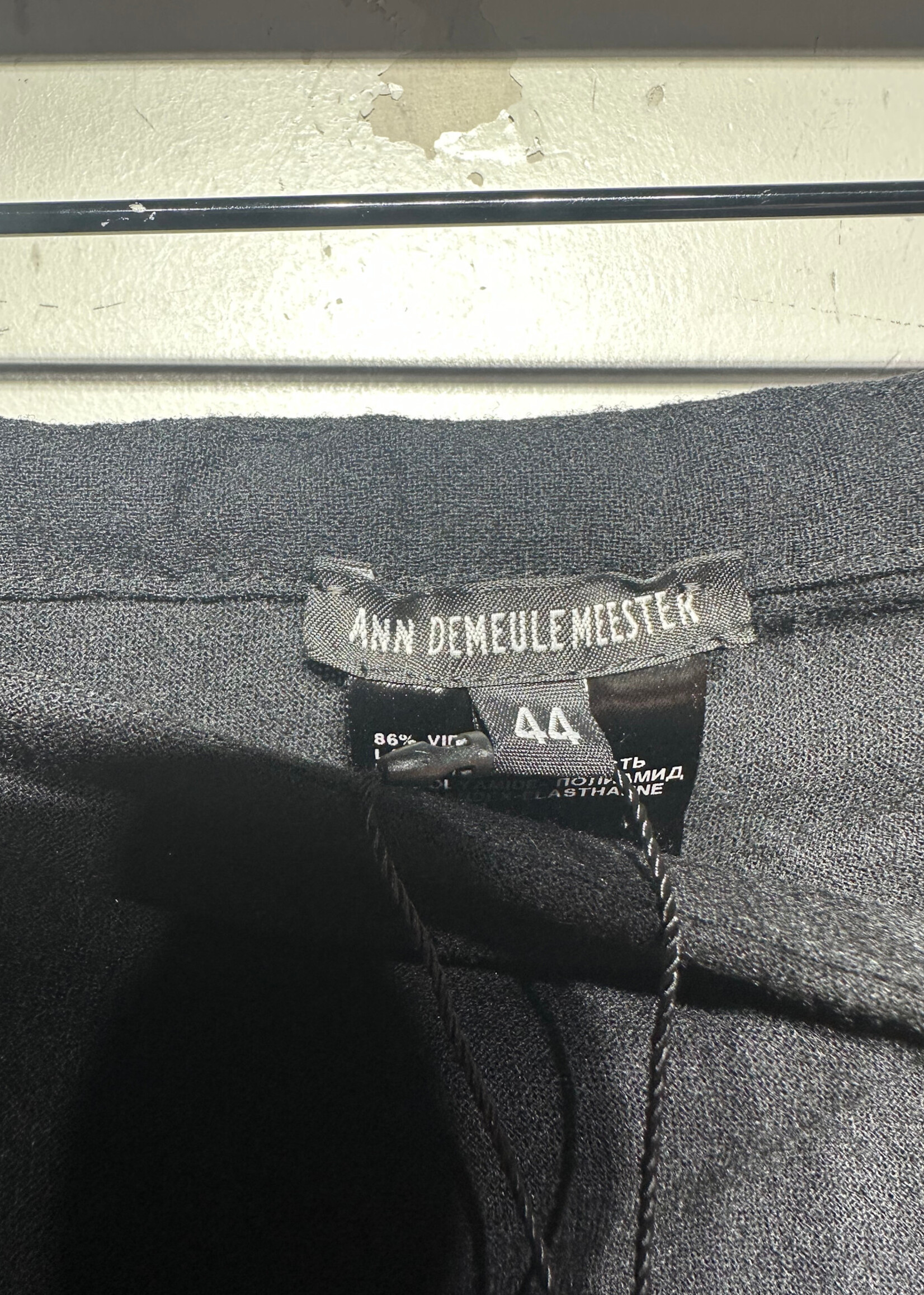 Ann Demeulemeester Black Tie Maxi Skirt 34"