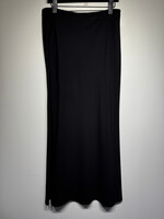 Ann Demeulemeester Black V Back Maxi Skirt 30"