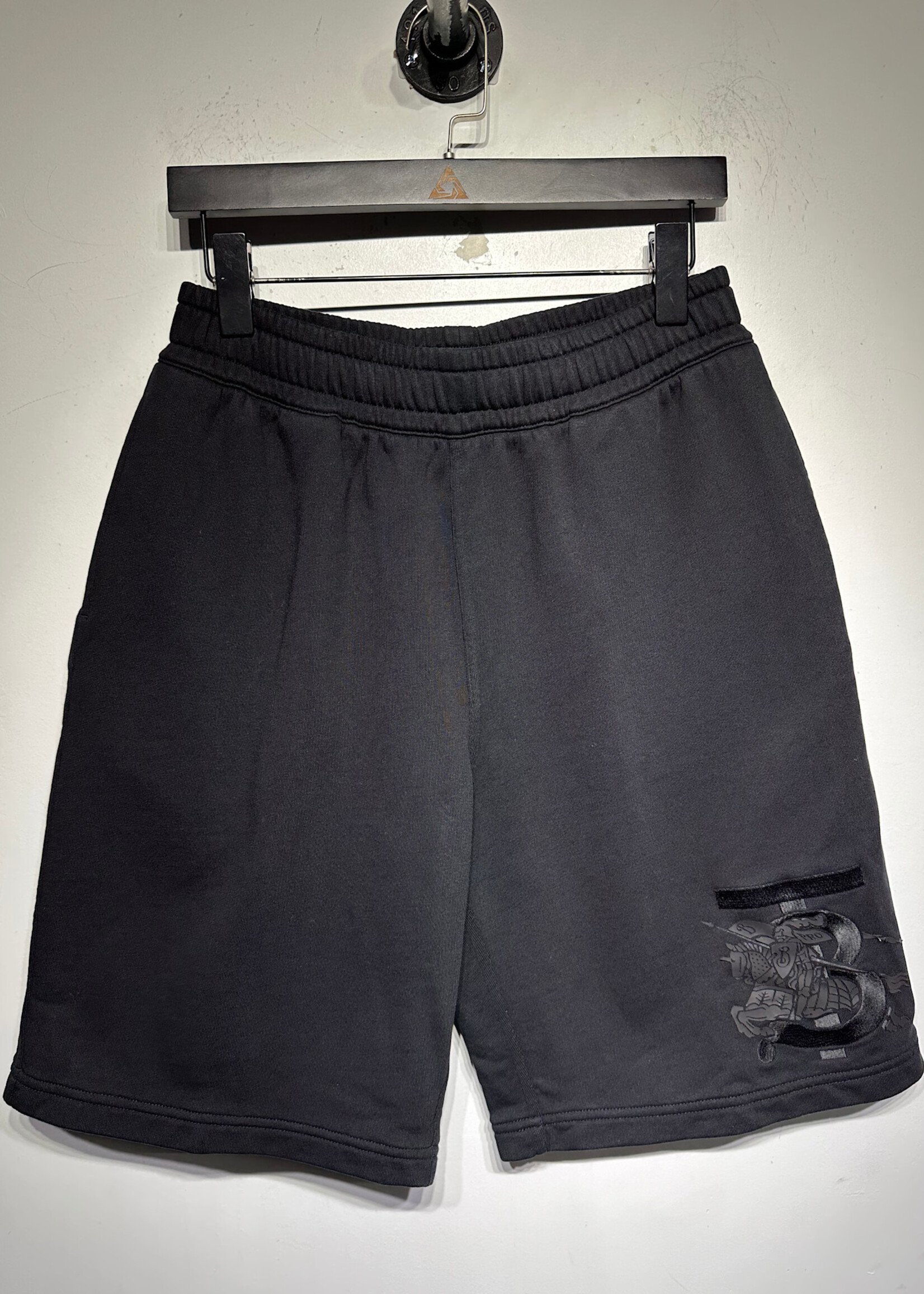 Burberry Black Cotton Stretch Shorts As Is S 28-32"