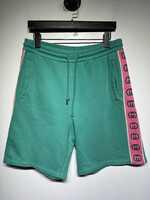 Gucci Teal/Pink Stretch Shorts As Is M/32"