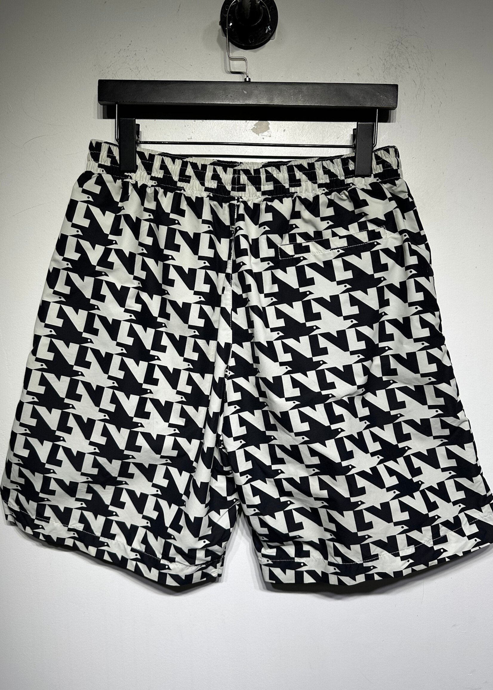 Louis Vuitton Dove Print Swim Trunks 30-34"/M As Is