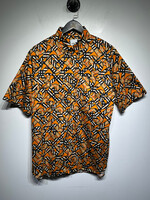Burberry Orange Printed Nova Check Shirt M