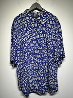 Balenciaga AOP Silk B/U 38/ Fits XXL AS IS