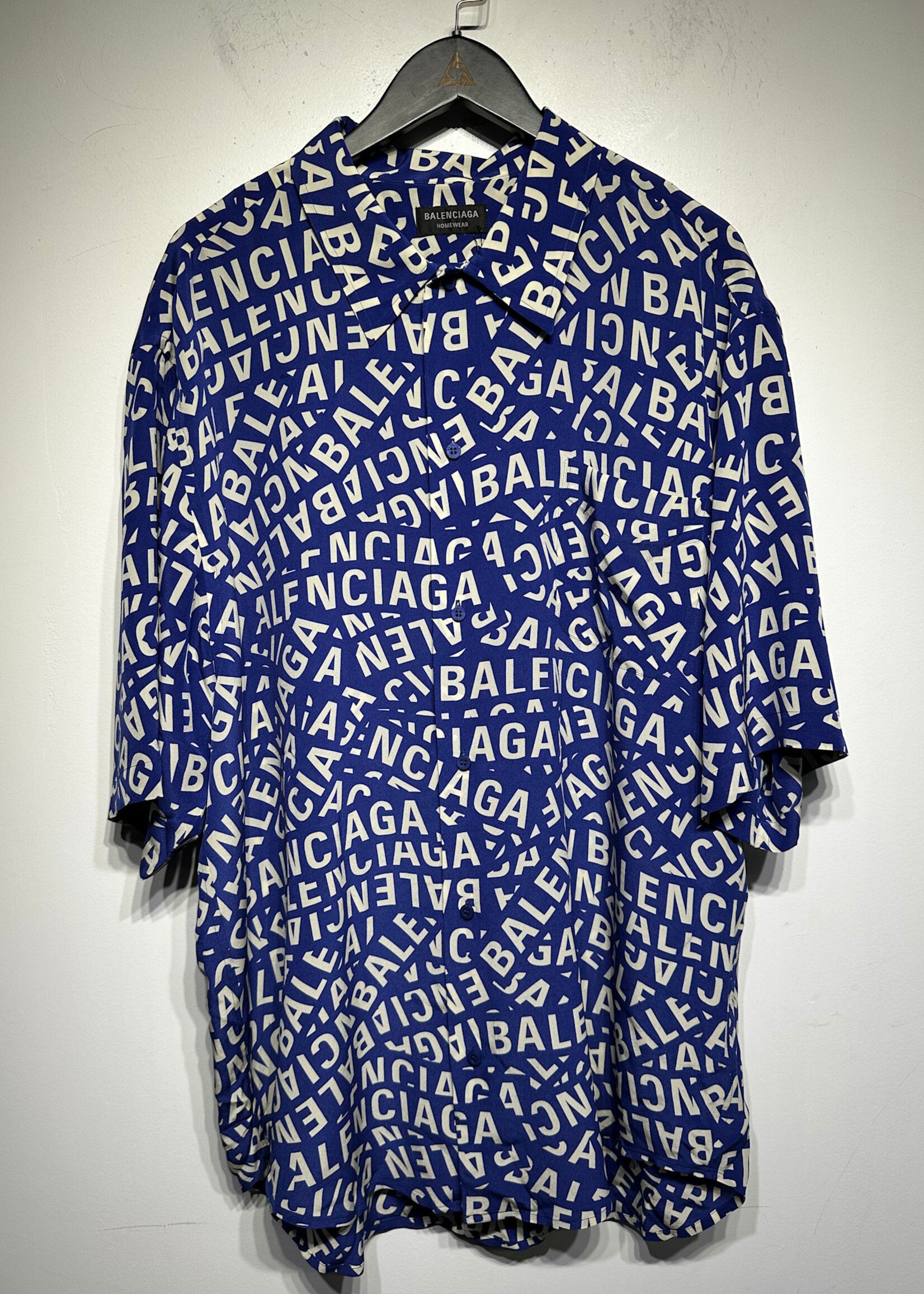 Balenciaga AOP Silk B/U 38/ Fits XXL AS IS