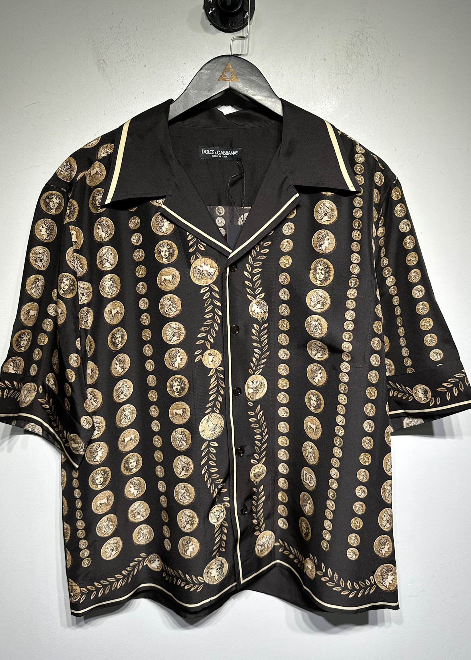 Dolce & Gabbana Brown Silk Coin B/U 39/M