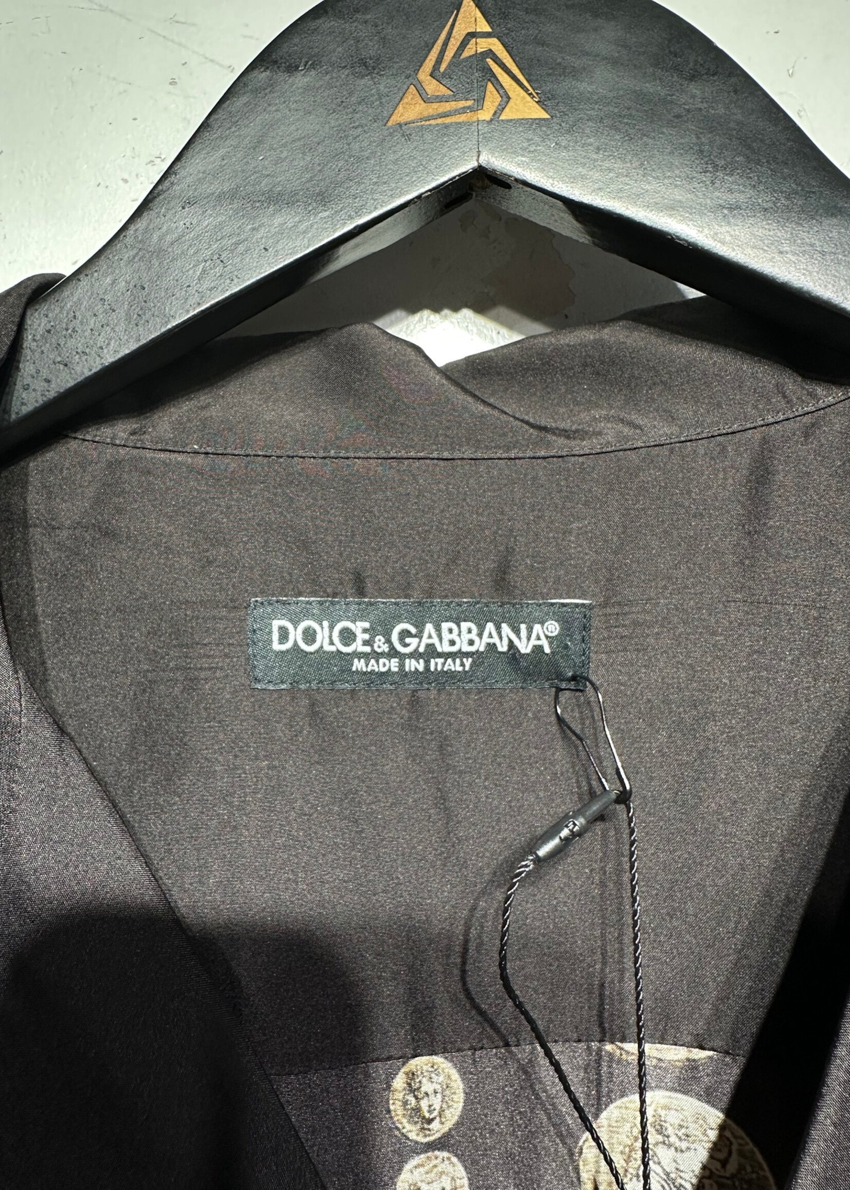 Dolce & Gabbana Brown Silk Coin B/U 39/M