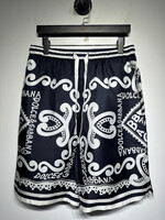 Dolce & Gabbana Printed Silk Shorts As Is 50/31-36"