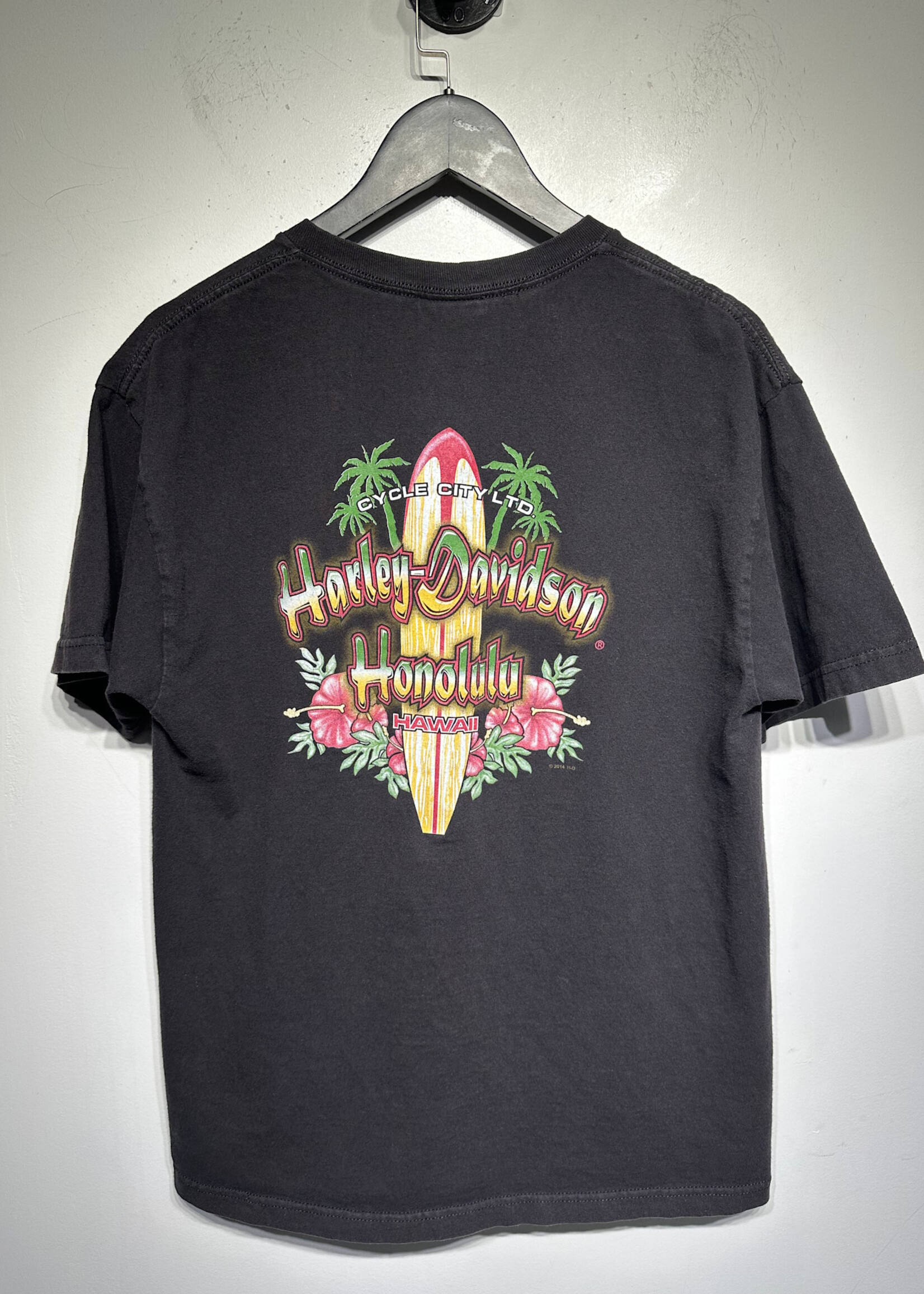 Harley Honolulu Black Tee M