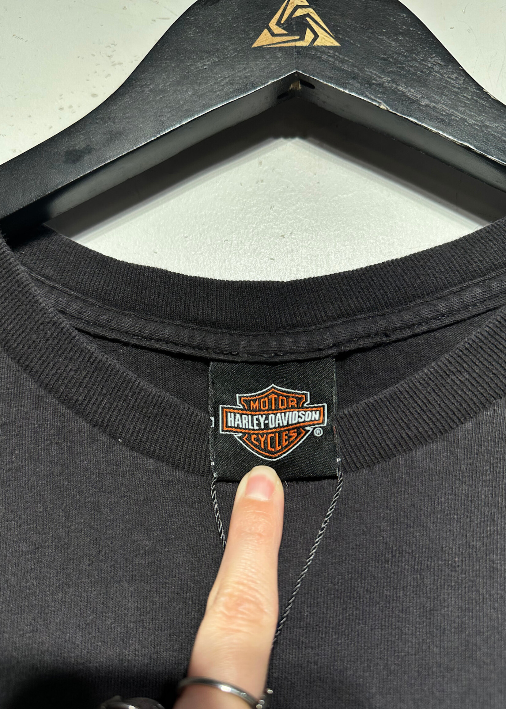 Harley Honolulu Black Tee M