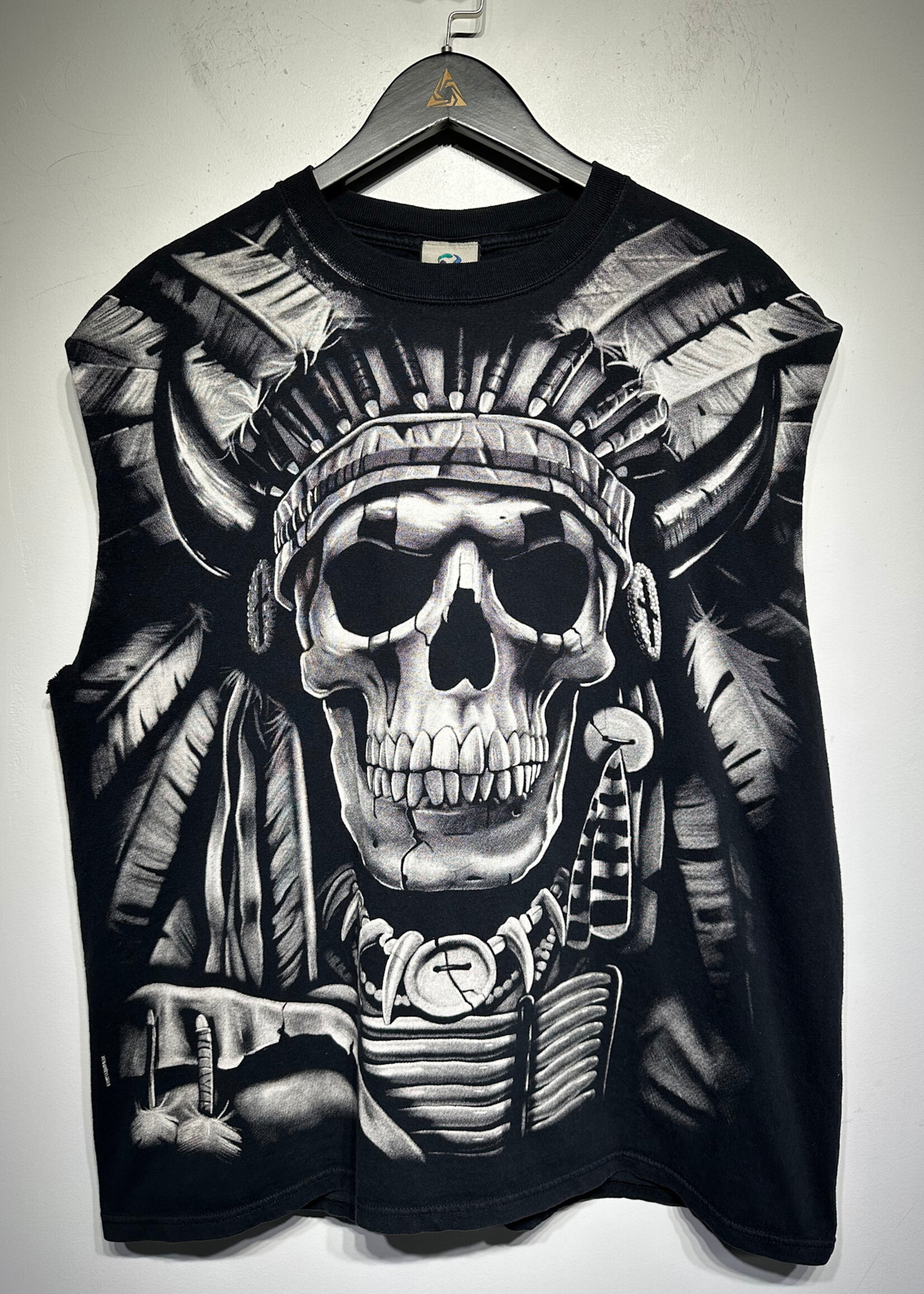 Liquid Blue Skeleton AOP Cutoff XXL