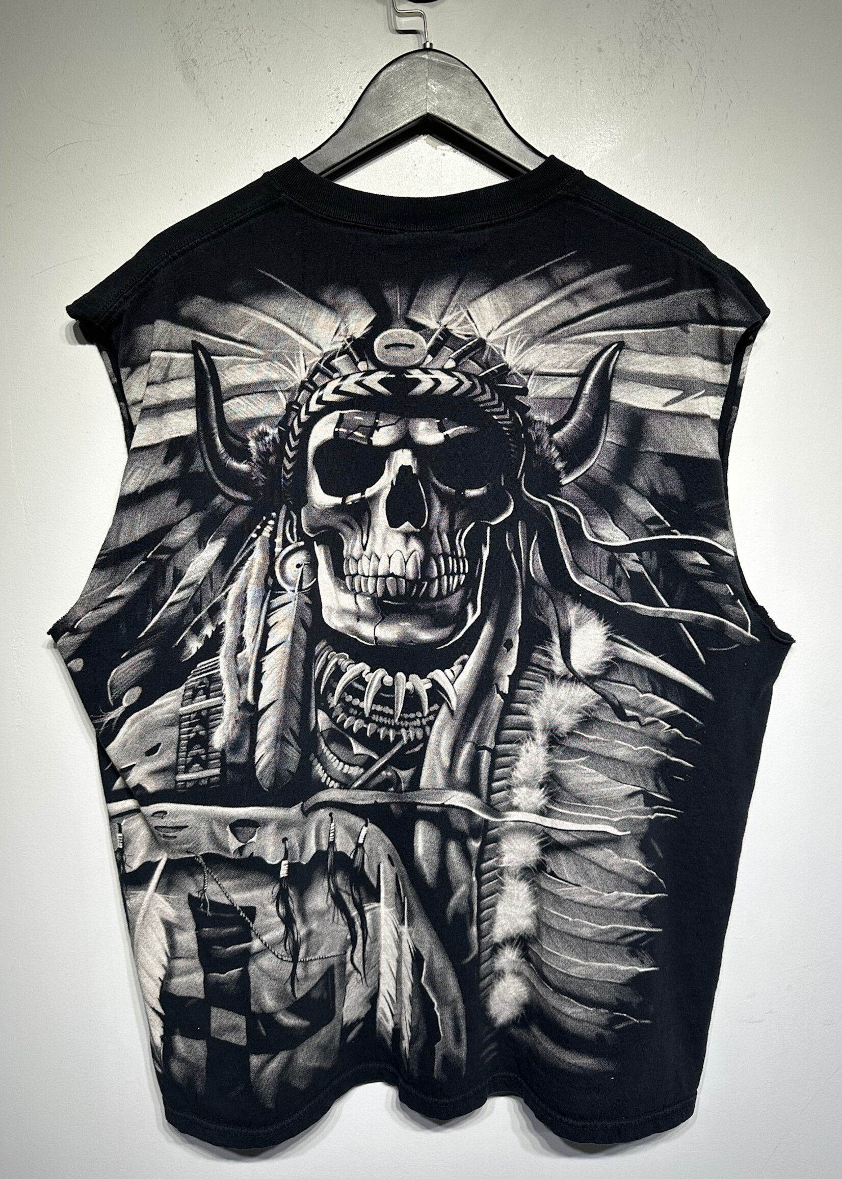 Liquid Blue Skeleton AOP Cutoff XXL
