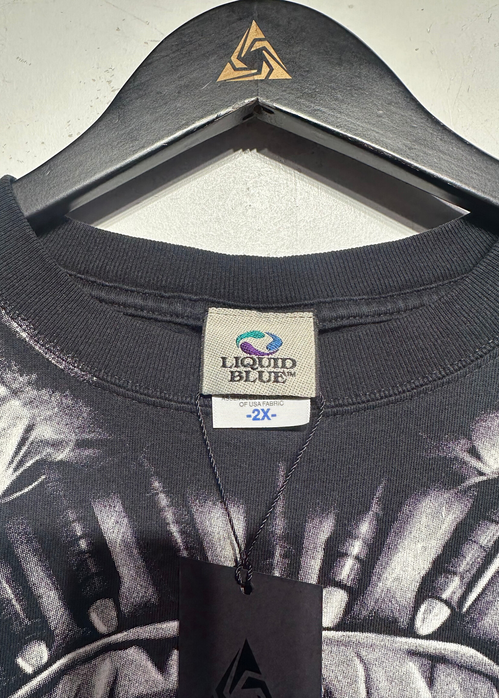 Liquid Blue Skeleton AOP Cutoff XXL